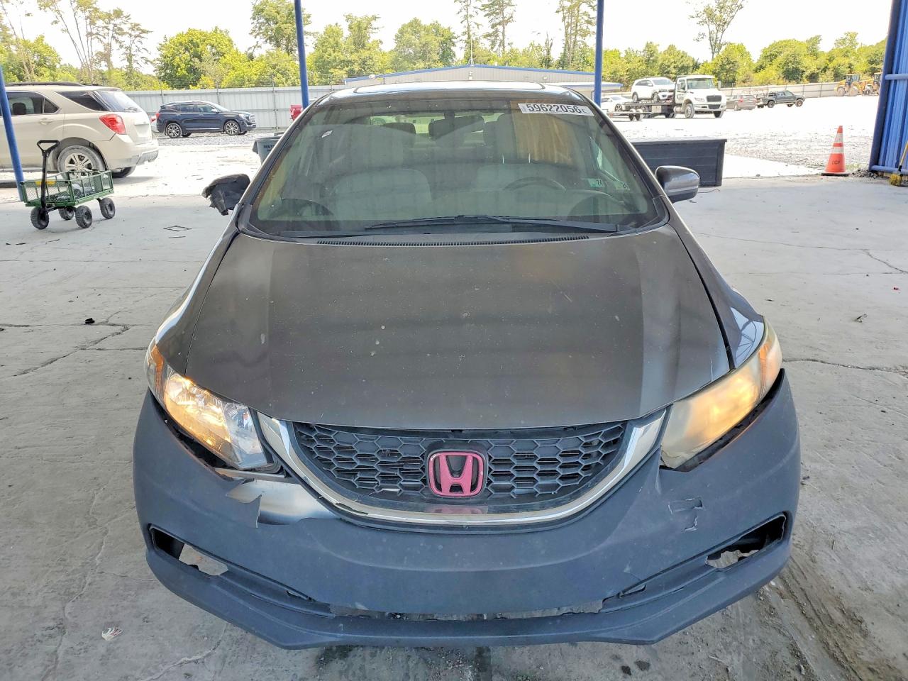 2014 Honda Civic Ex Gray vin: 2HGFB2F80EH533905