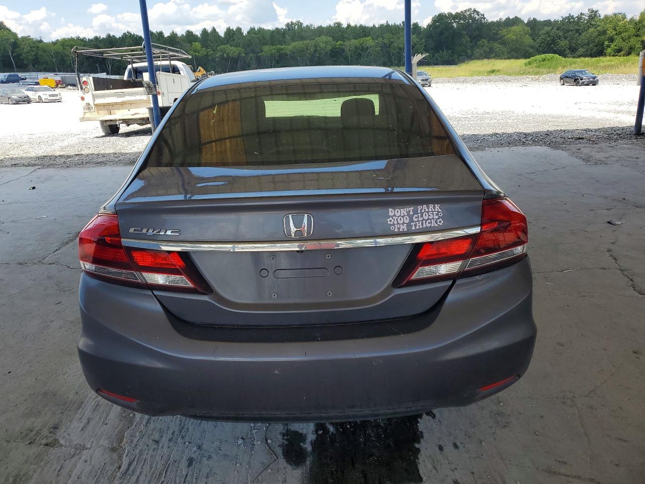 2014 Honda Civic Ex Gray vin: 2HGFB2F80EH533905