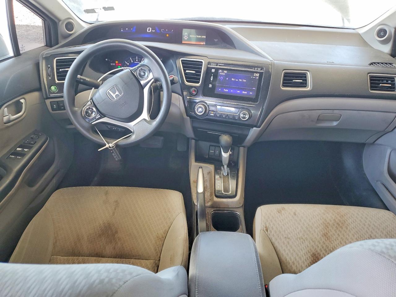 2014 Honda Civic Ex Gray vin: 2HGFB2F80EH533905