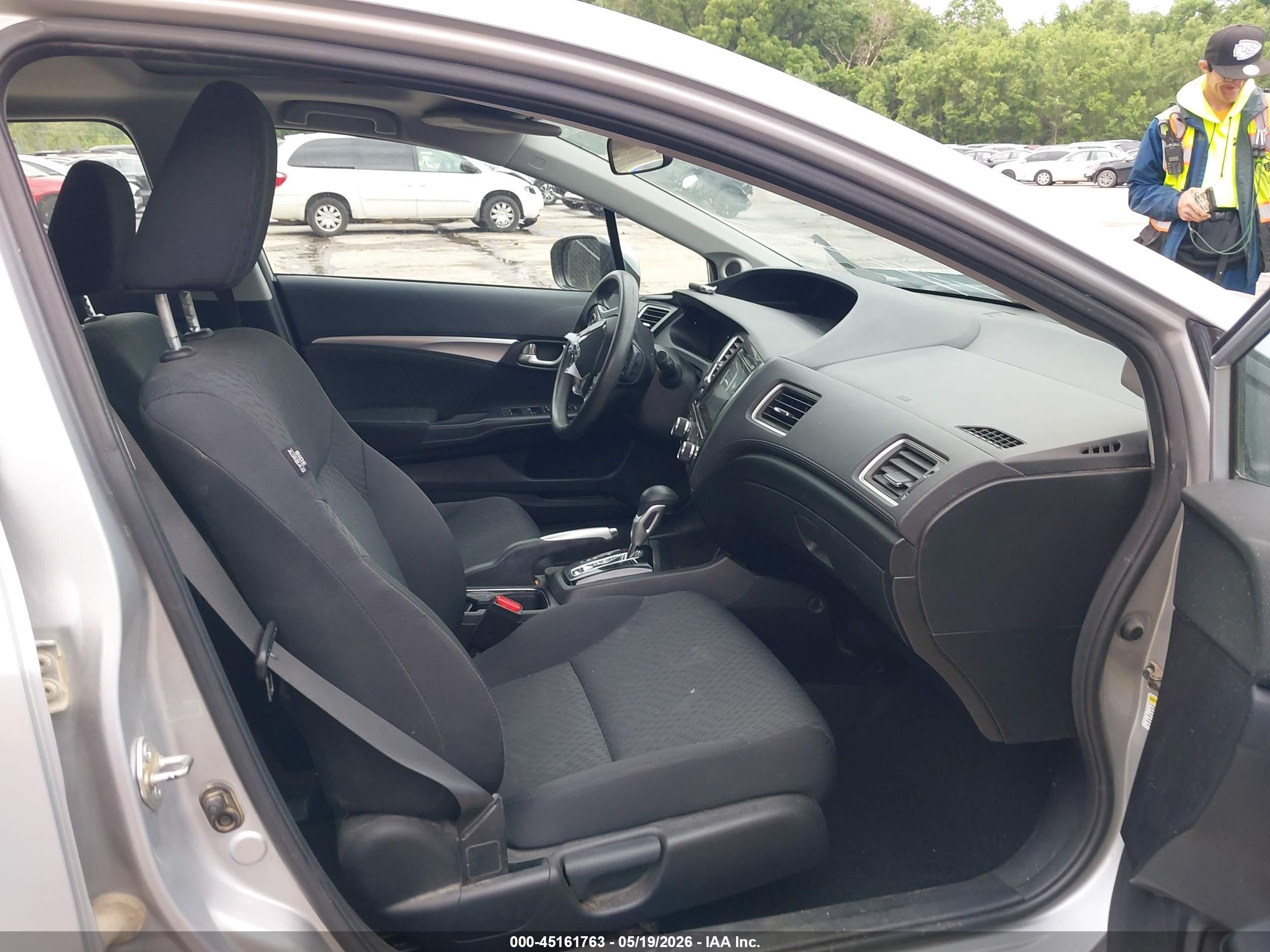 2014 Honda Civic Ex Silver vin: 2HGFB2F80EH537369