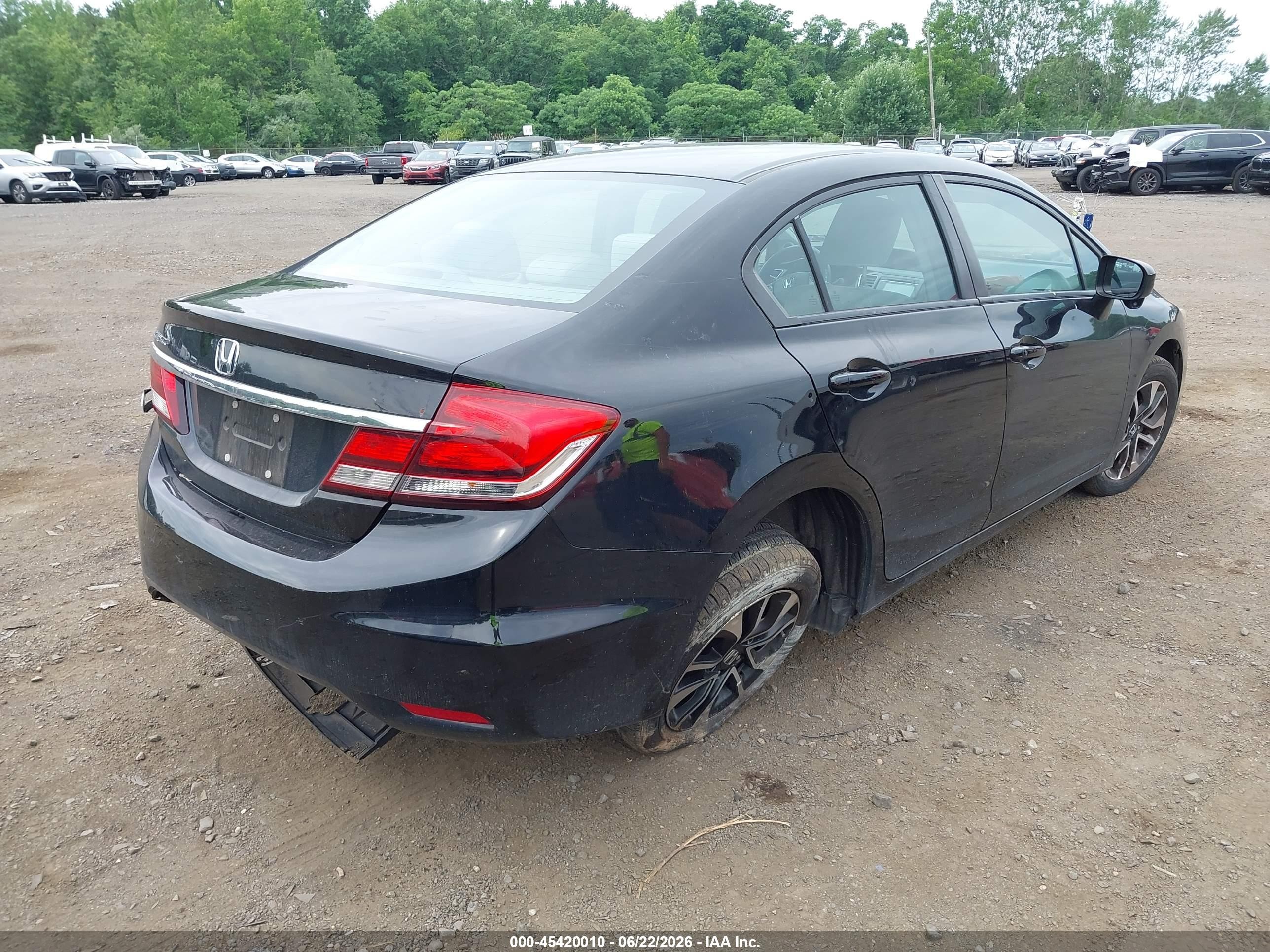 2014 Honda Civic Ex Black vin: 2HGFB2F80EH537386