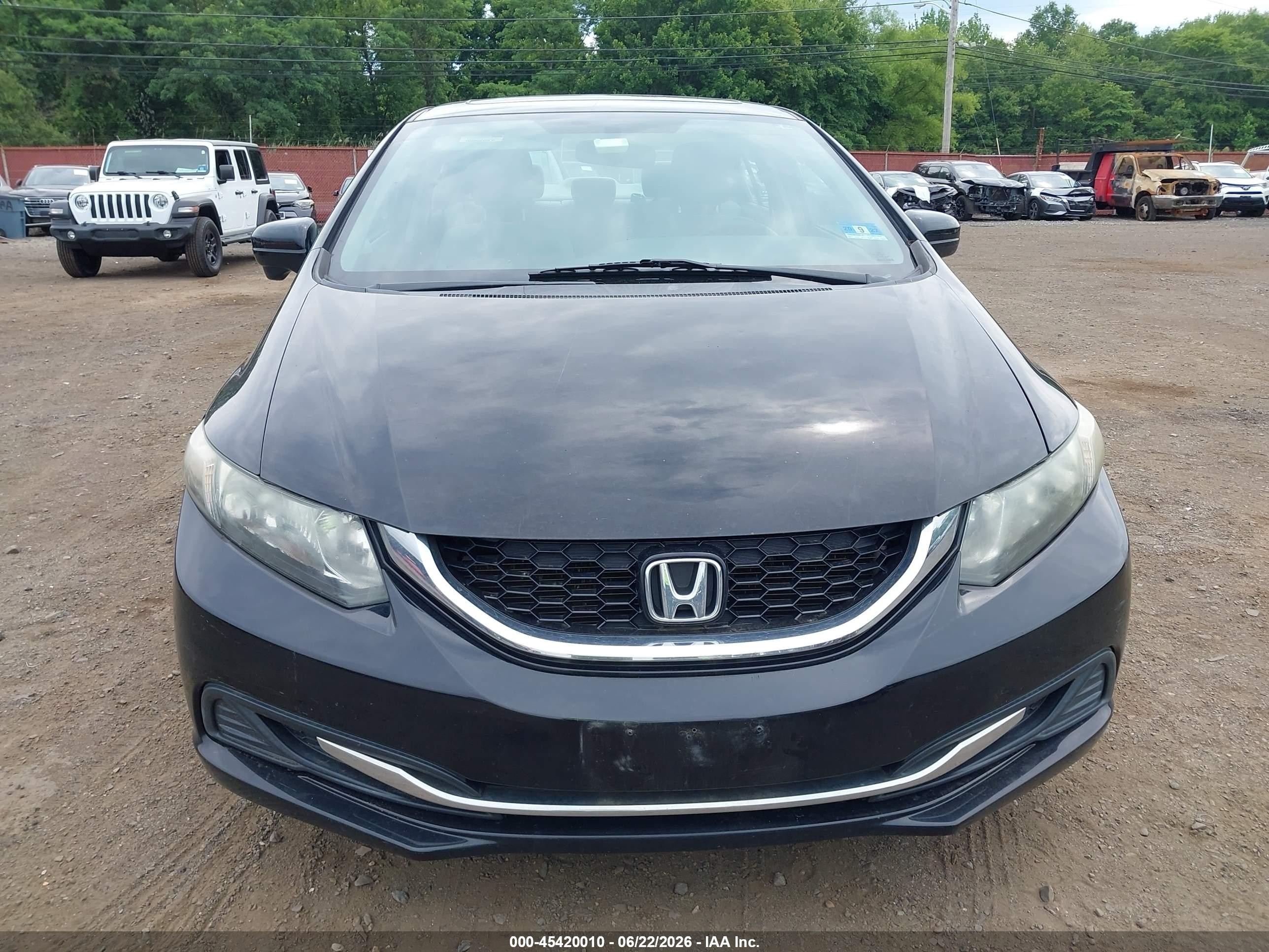 2014 Honda Civic Ex Black vin: 2HGFB2F80EH537386