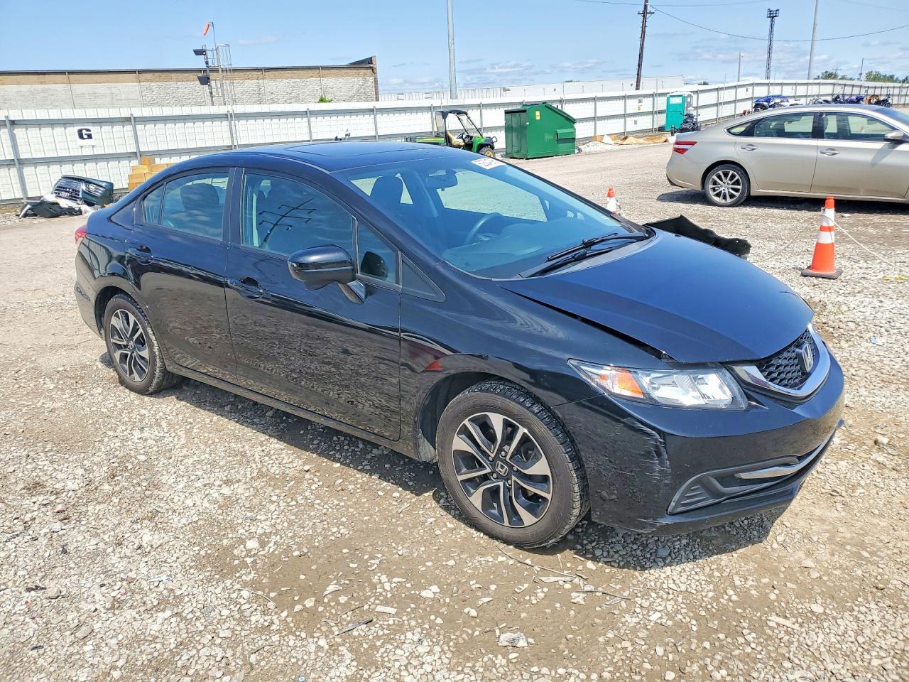 2014 Honda Civic Ex Black vin: 2HGFB2F80EH538490