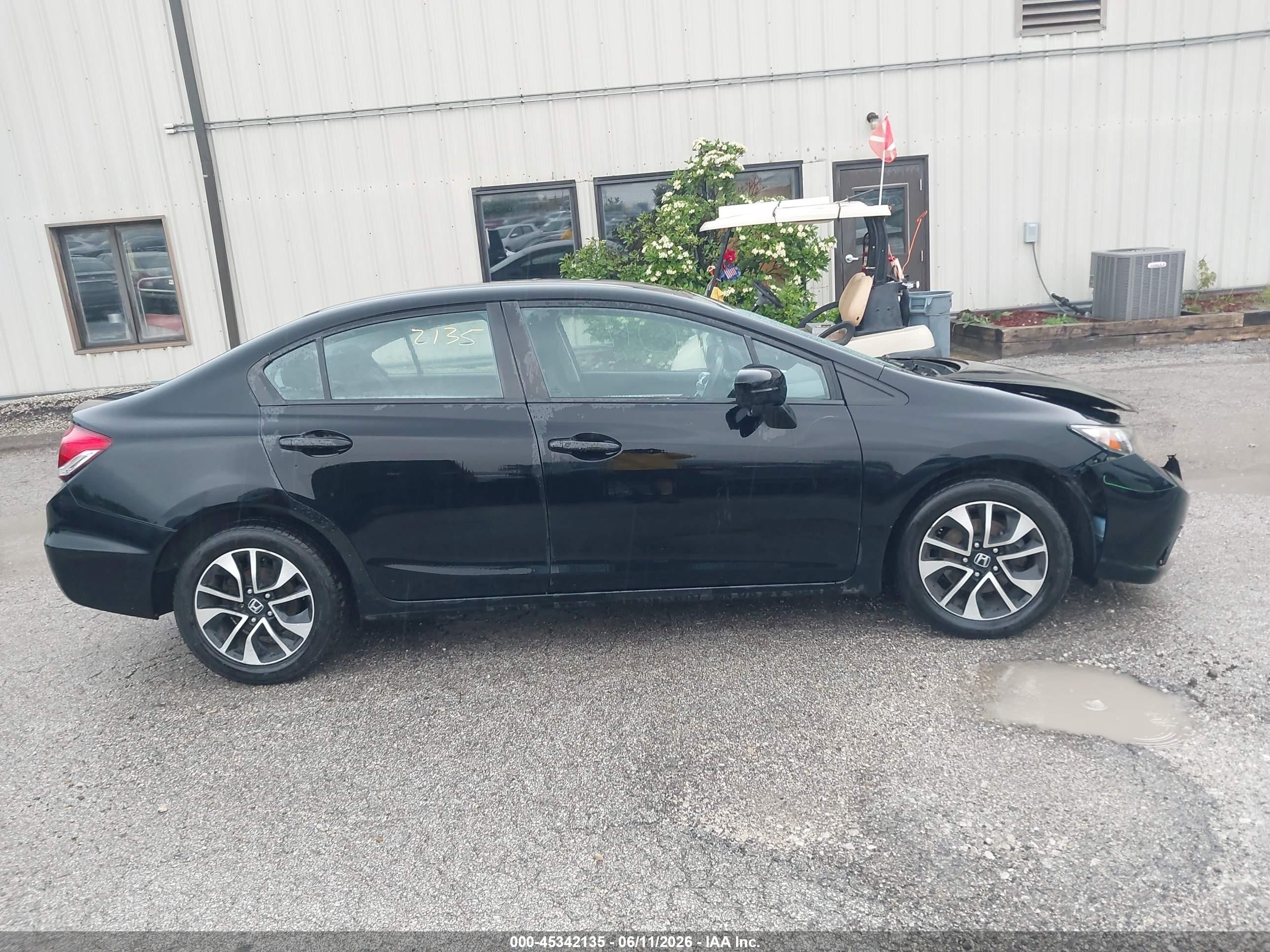 2014 Honda Civic Ex Black vin: 2HGFB2F80EH545987