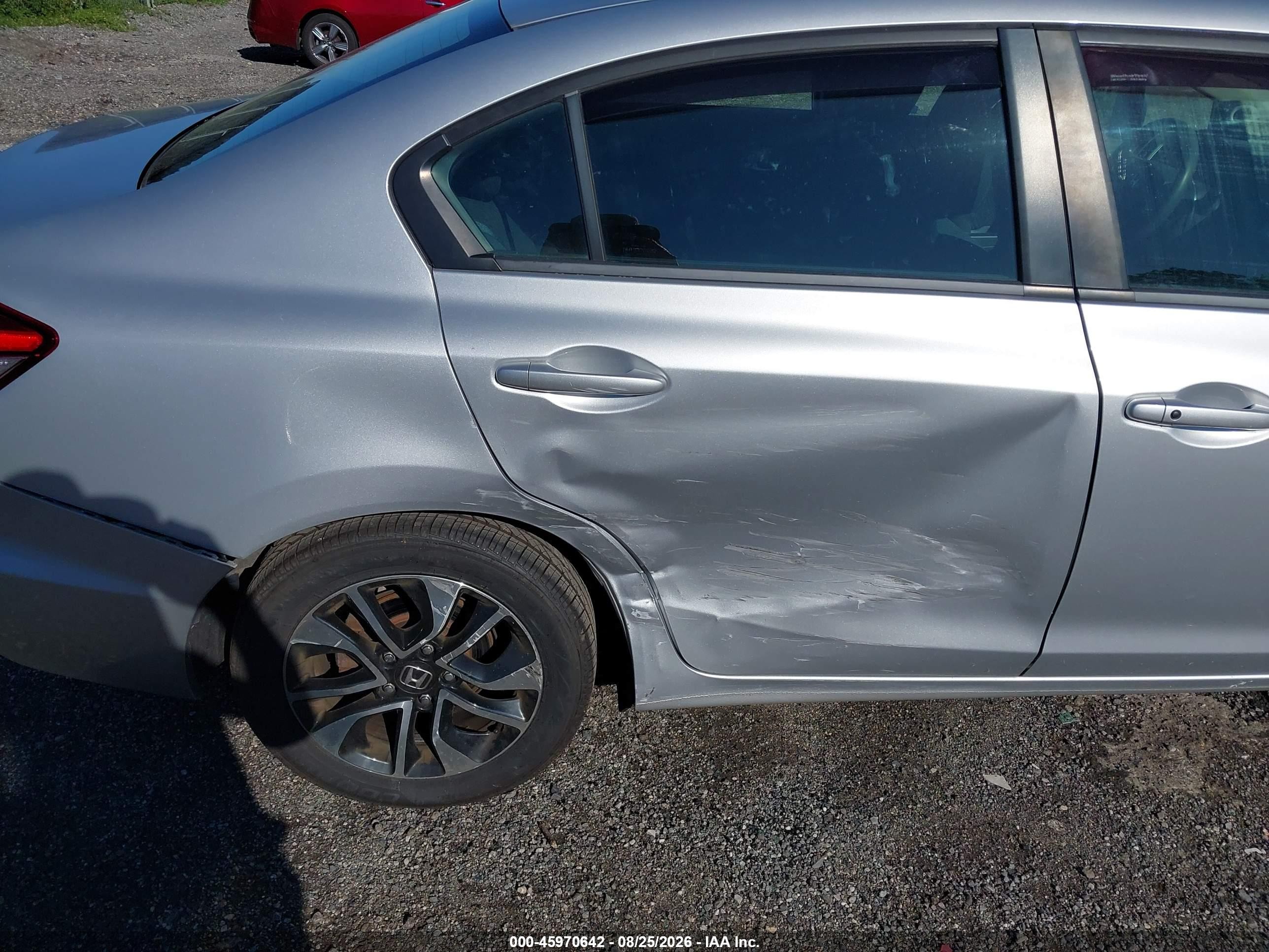 2015 Honda Civic Ex Silver vin: 2HGFB2F80FH508360