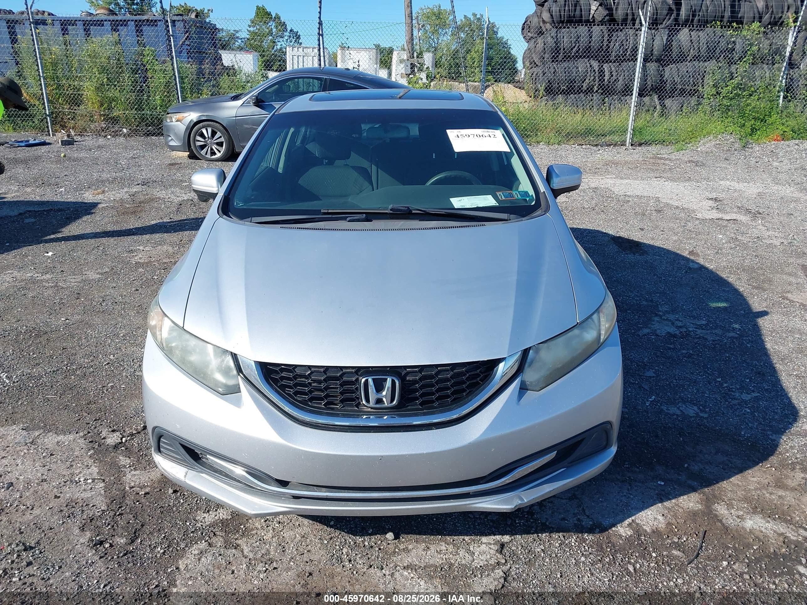 2015 Honda Civic Ex Silver vin: 2HGFB2F80FH508360