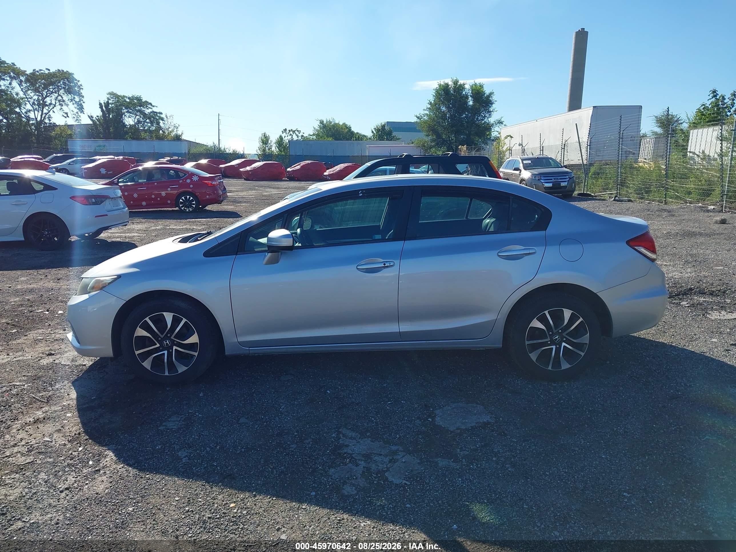 2015 Honda Civic Ex Silver vin: 2HGFB2F80FH508360