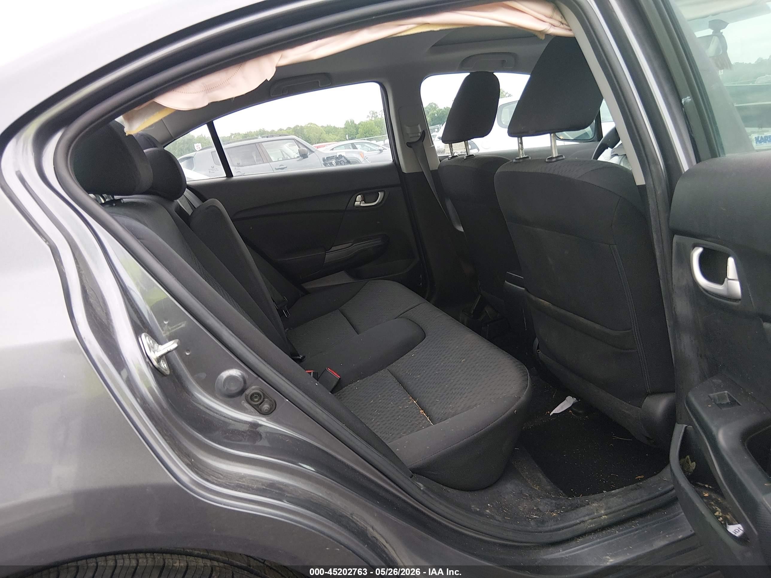 2015 Honda Civic Ex Gray vin: 2HGFB2F80FH510805