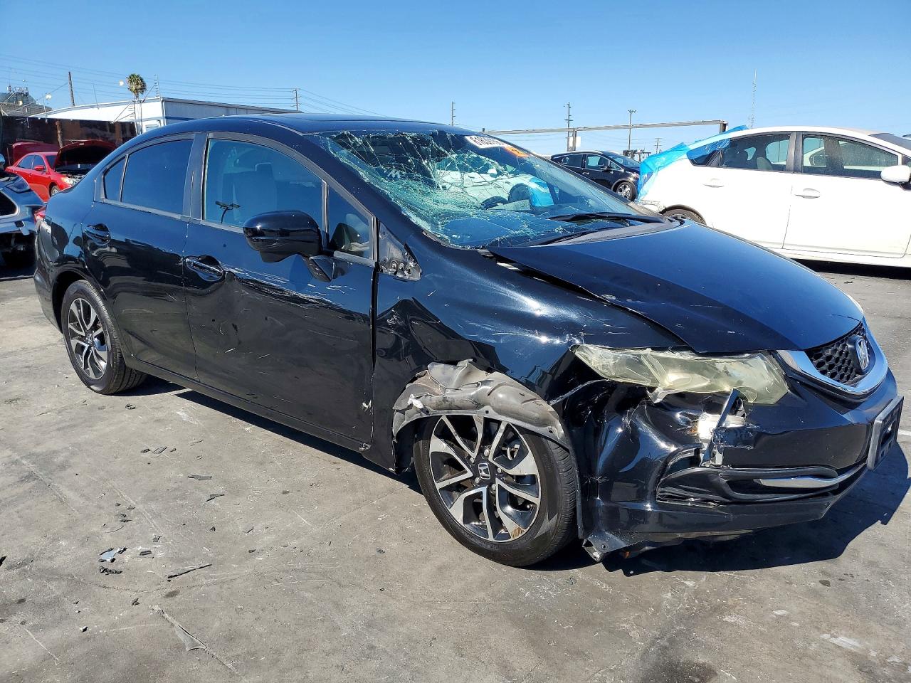 2015 Honda Civic Ex Black vin: 2HGFB2F80FH564699