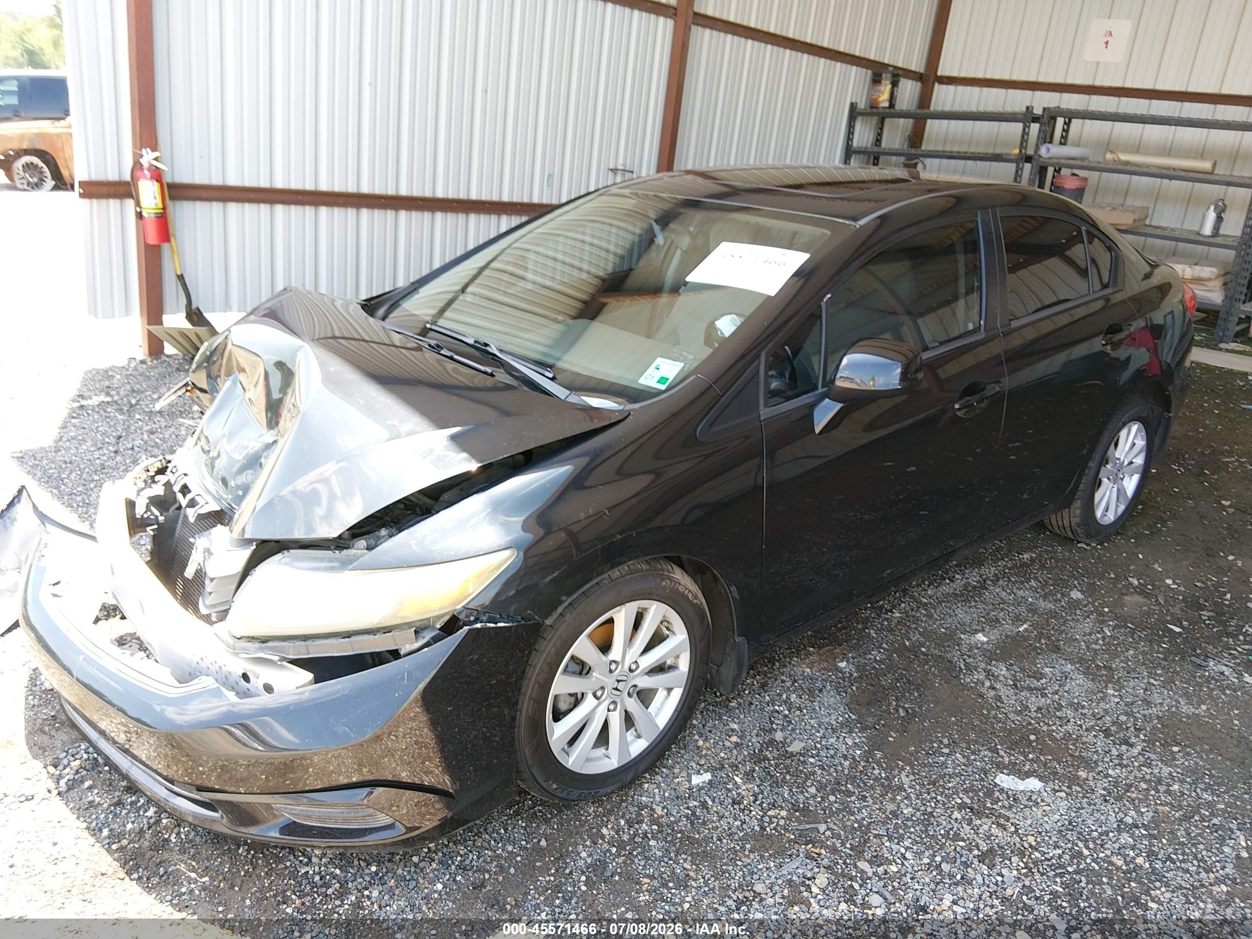 2012 Honda Civic Ex Black vin: 2HGFB2F81CH308325