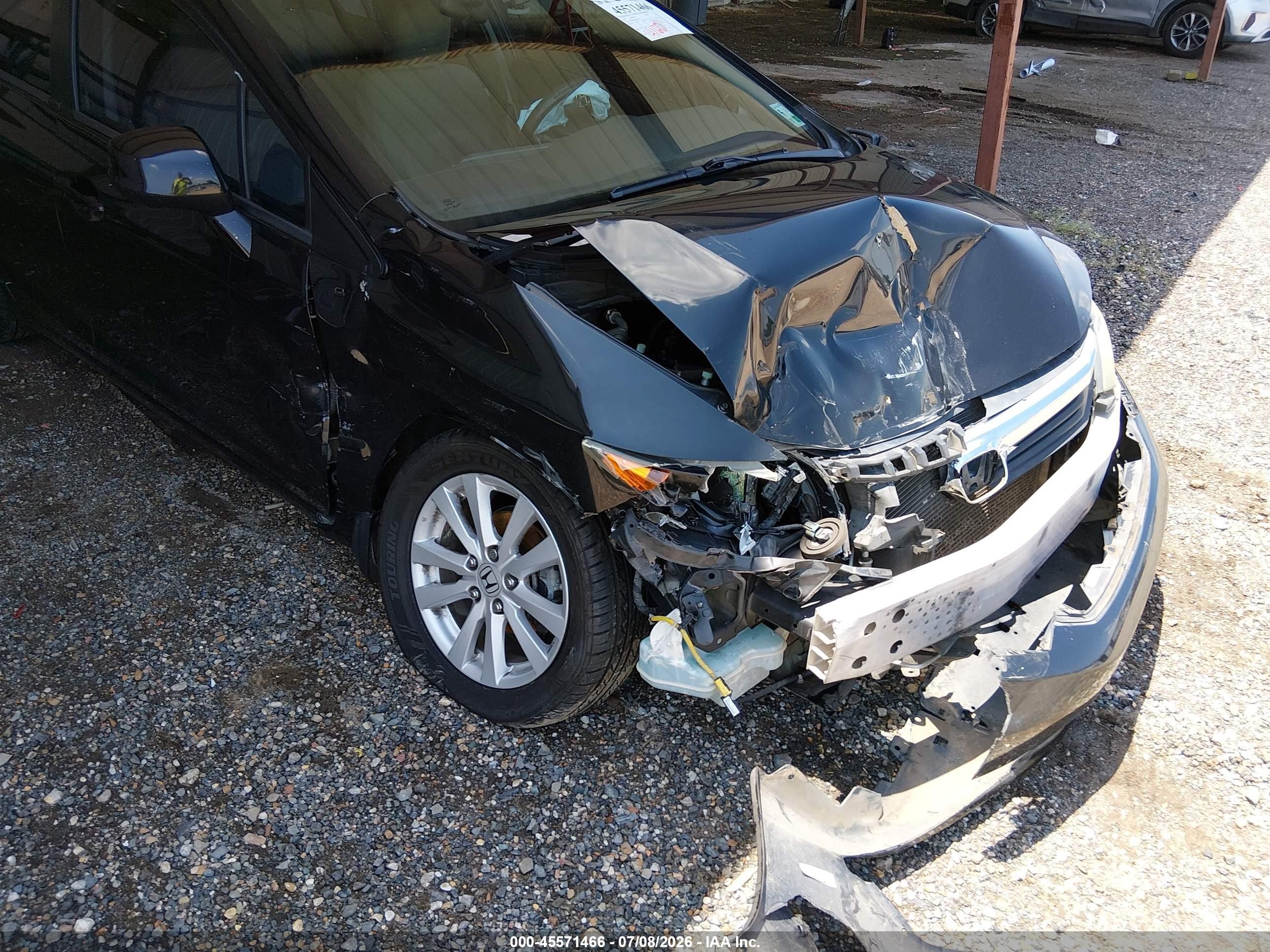 2012 Honda Civic Ex Black vin: 2HGFB2F81CH308325