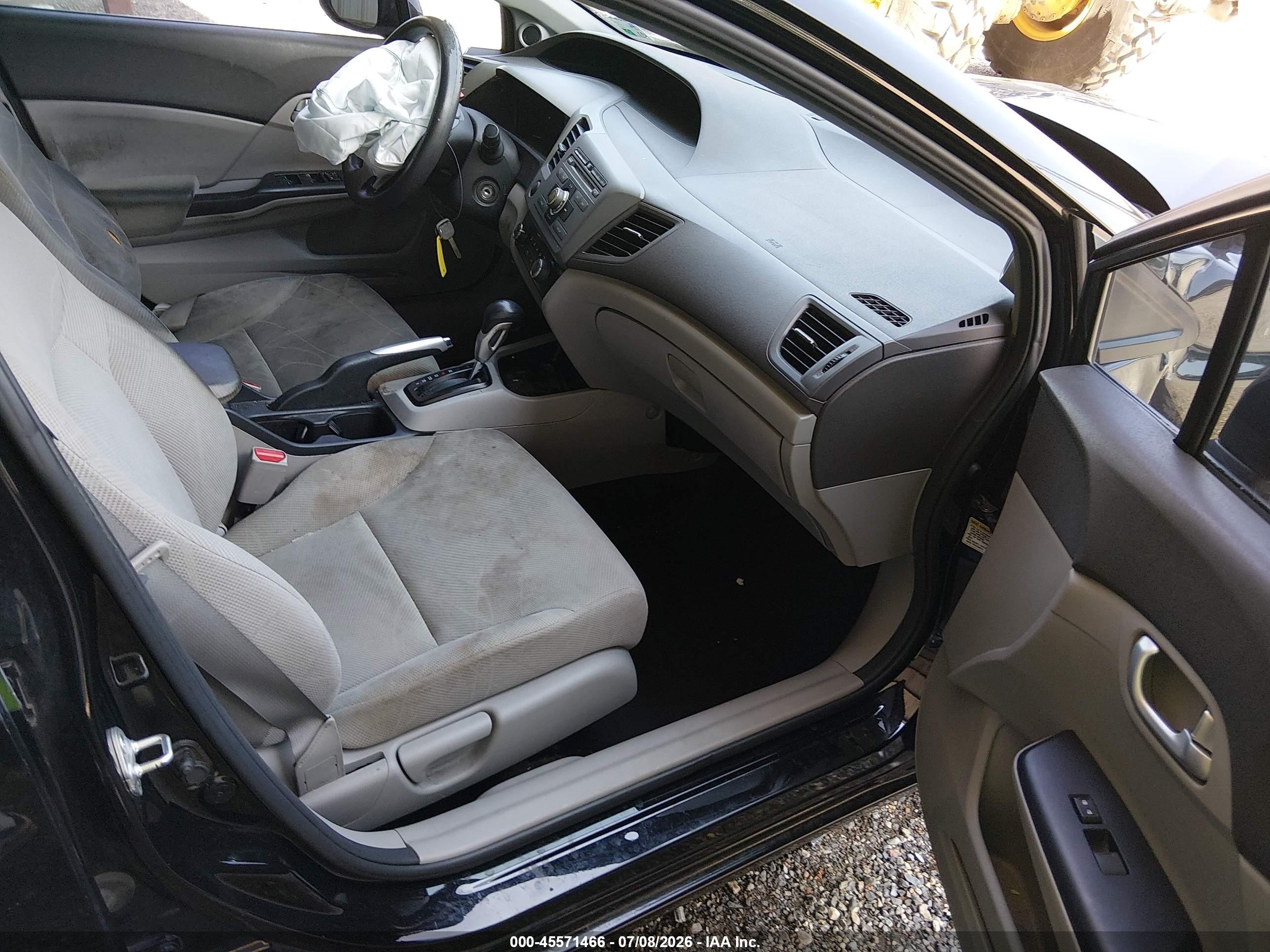 2012 Honda Civic Ex Black vin: 2HGFB2F81CH308325
