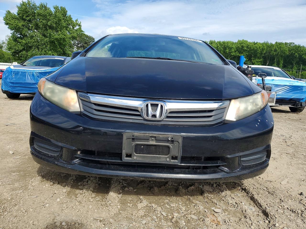 2012 Honda Civic Ex Black vin: 2HGFB2F81CH309300