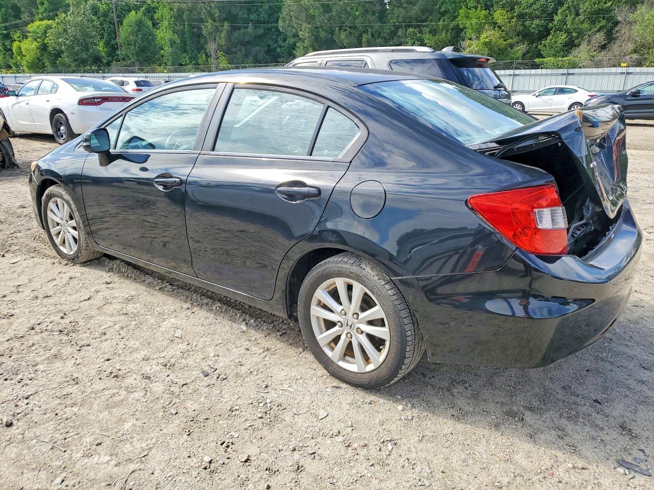 2012 Honda Civic Ex Black vin: 2HGFB2F81CH309300