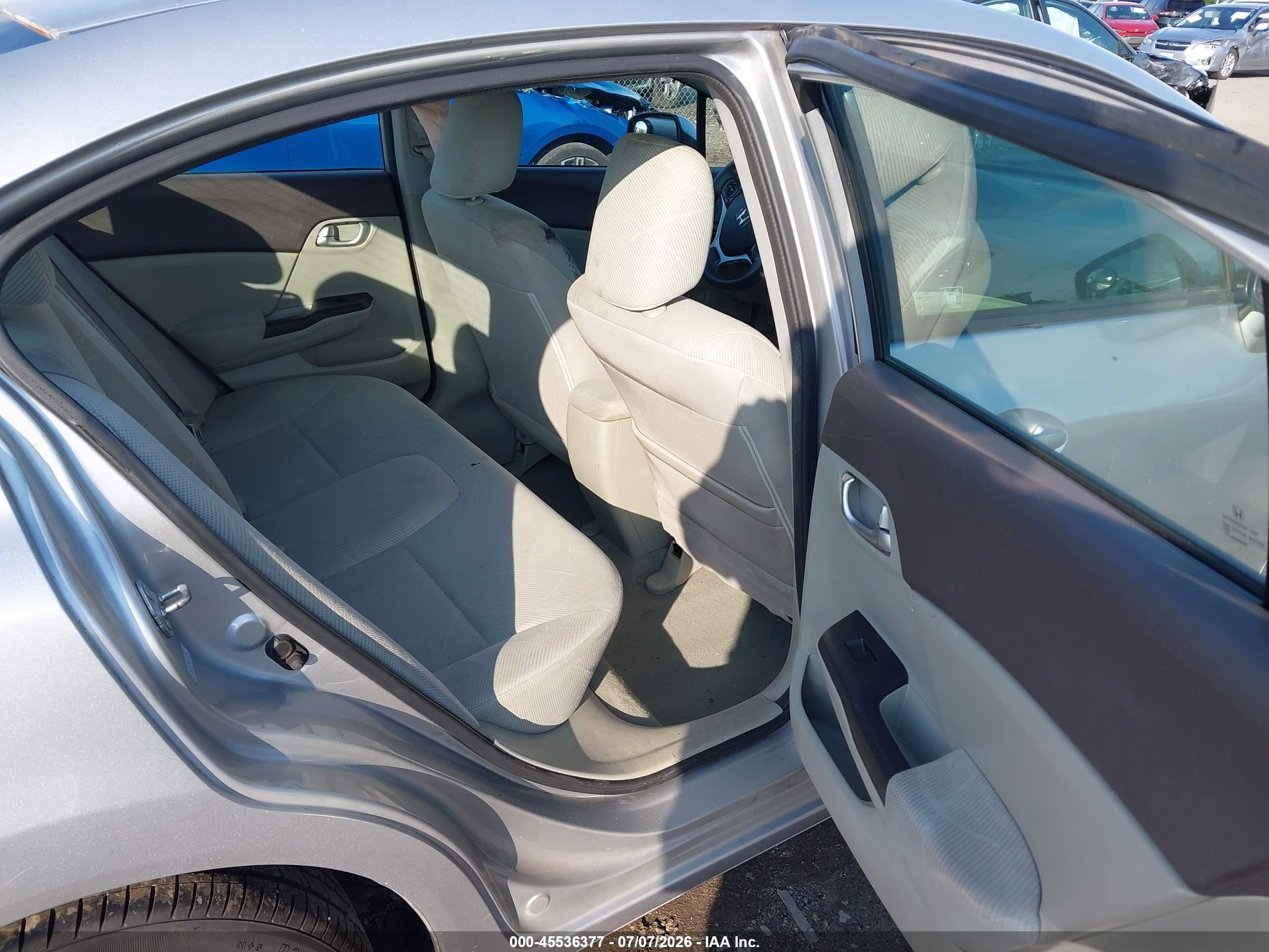 2012 Honda Civic Ex Silver vin: 2HGFB2F81CH335945