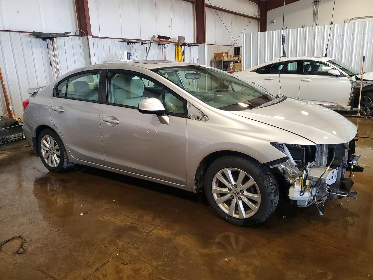 2012 Honda Civic Ex Серебряный vin: 2HGFB2F81CH503745