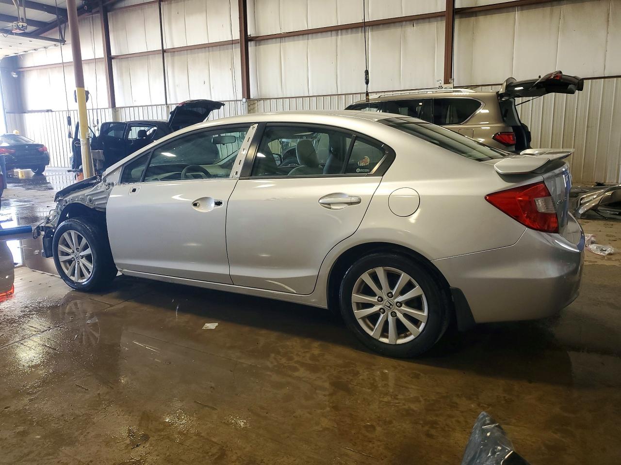 2012 Honda Civic Ex Серебряный vin: 2HGFB2F81CH503745