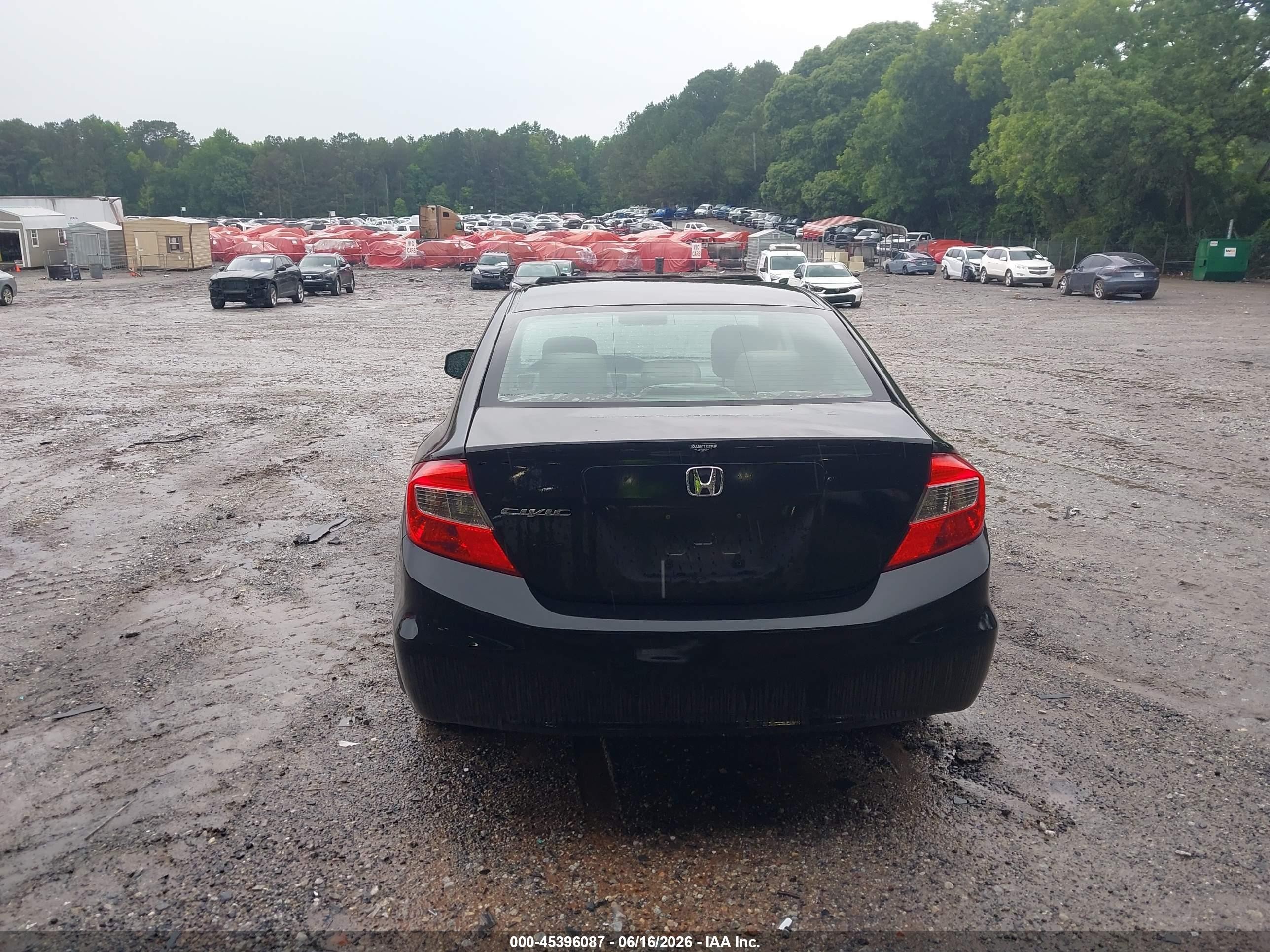 2012 Honda Civic Ex Black vin: 2HGFB2F81CH511912