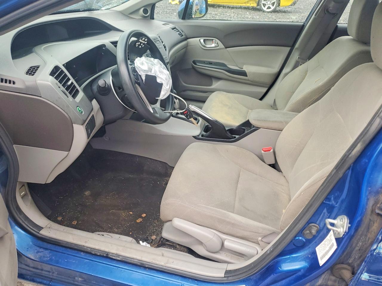 2012 Honda Civic Ex Blue vin: 2HGFB2F81CH513191