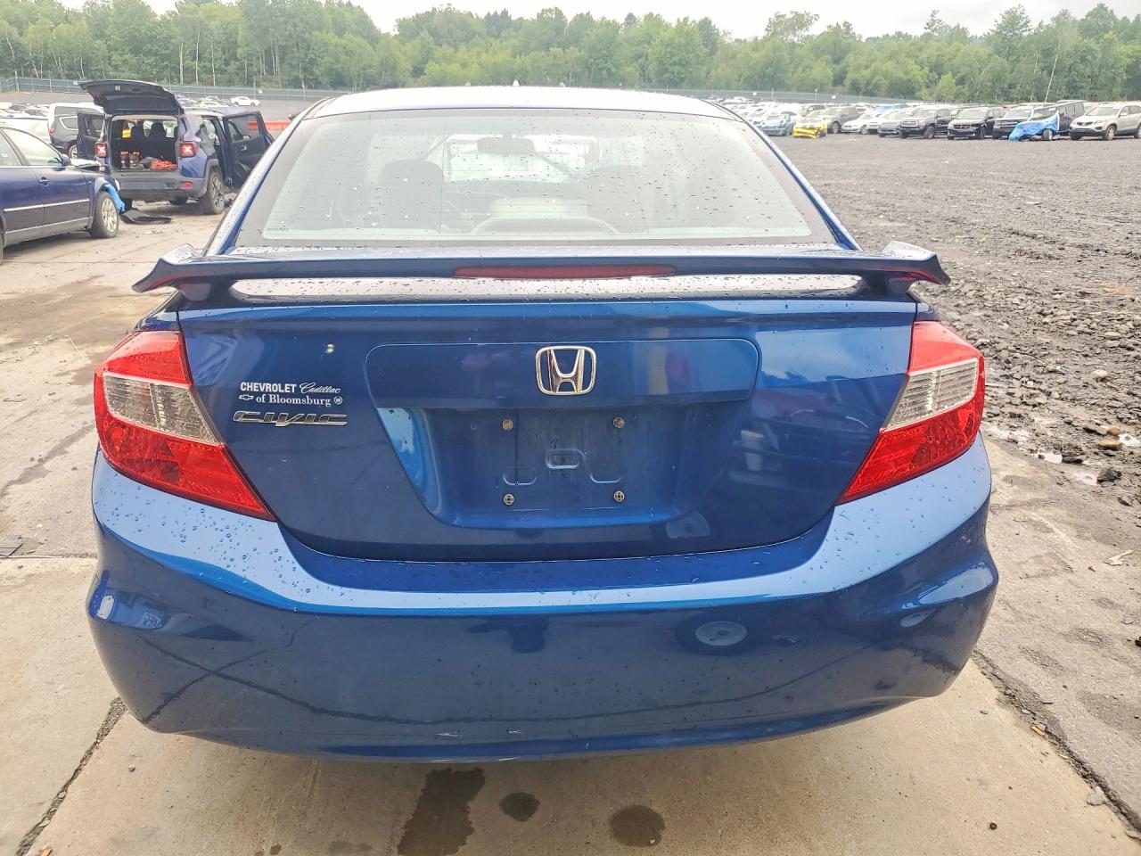 2012 Honda Civic Ex Blue vin: 2HGFB2F81CH513191