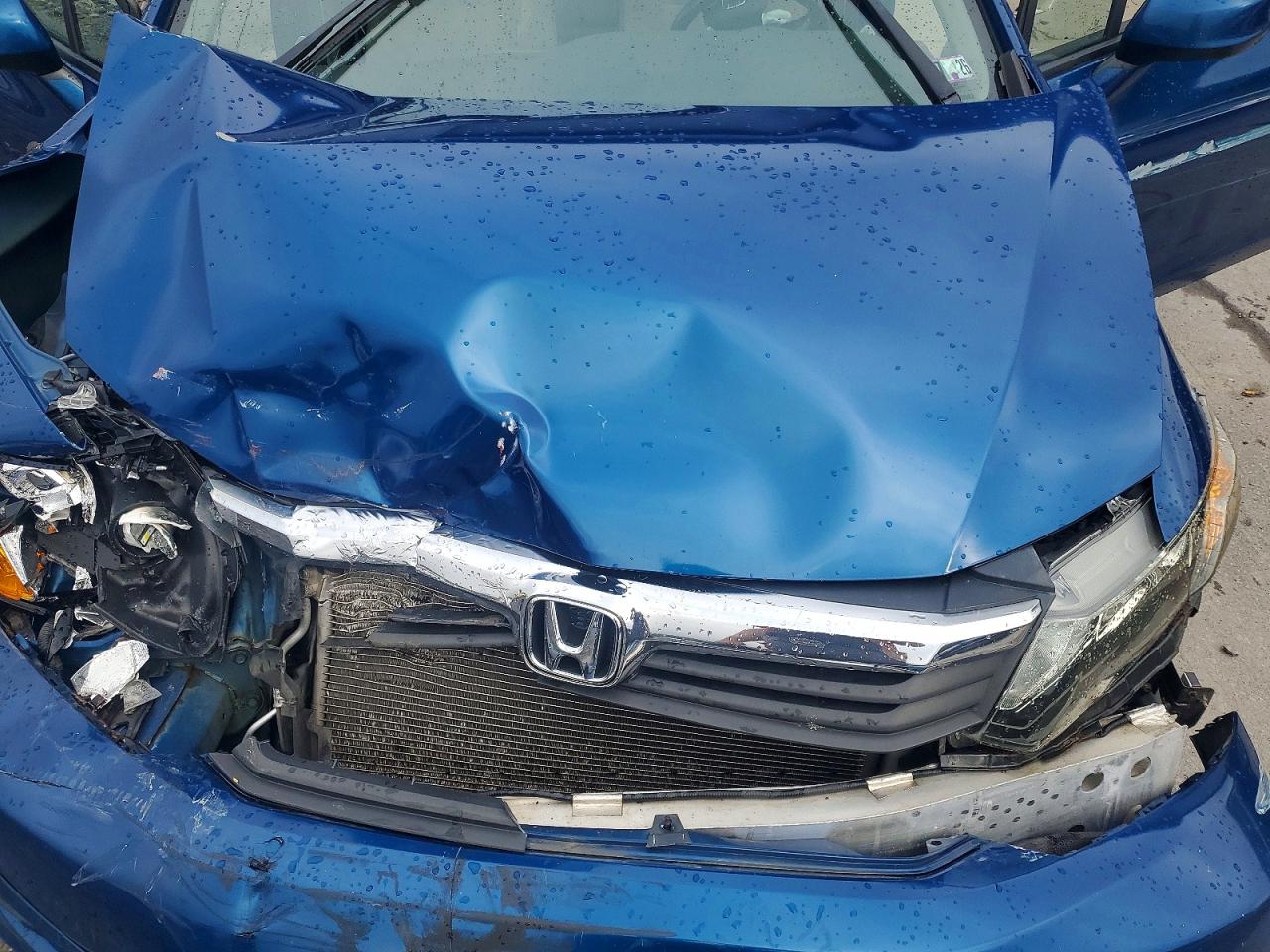 2012 Honda Civic Ex Blue vin: 2HGFB2F81CH513191