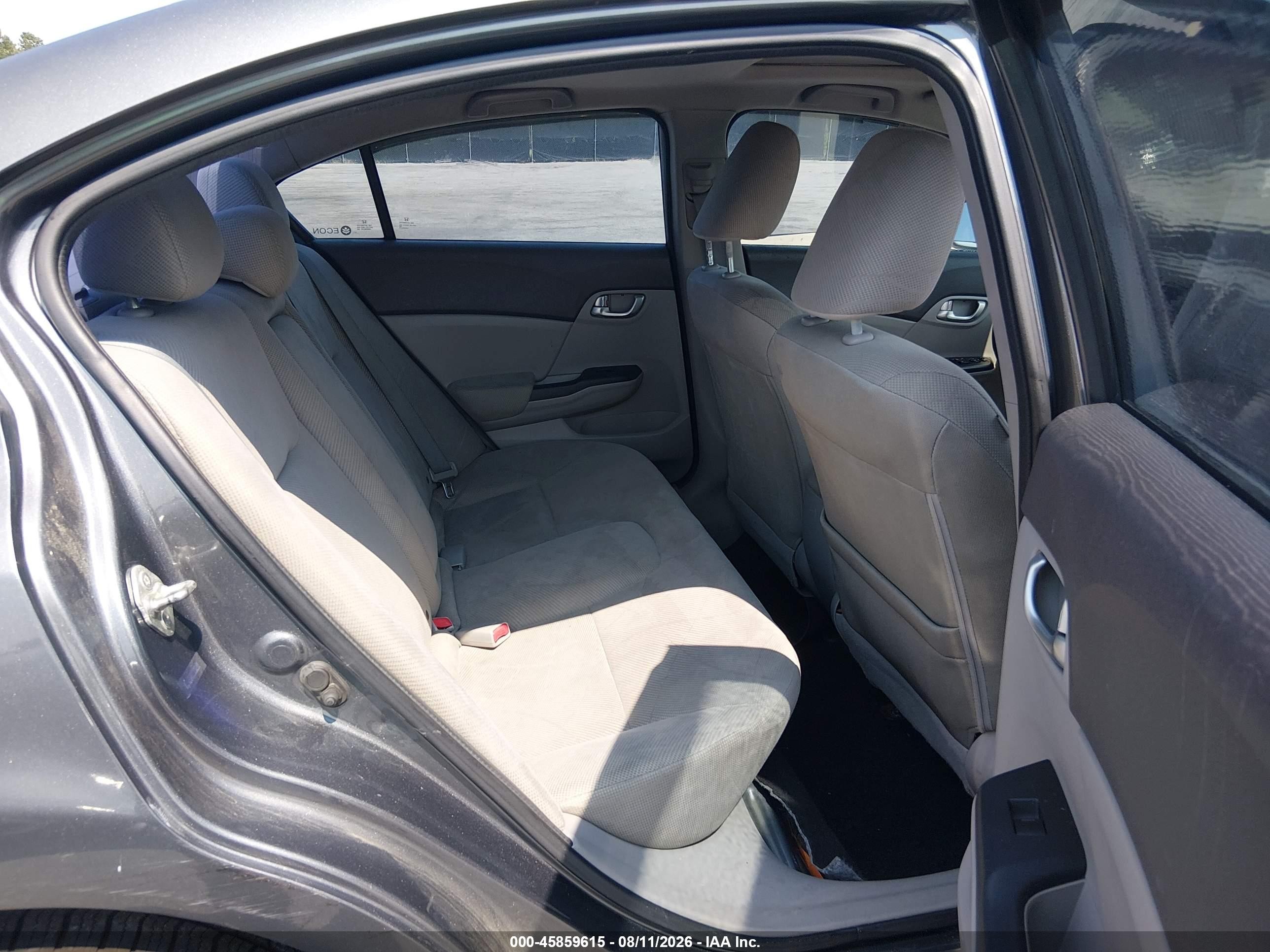 2012 Honda Civic Ex Gray vin: 2HGFB2F81CH556610