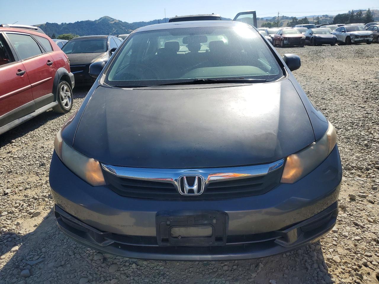 2012 Honda Civic Ex Gray vin: 2HGFB2F81CH574508