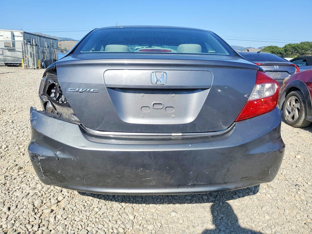 2012 Honda Civic Ex Gray vin: 2HGFB2F81CH574508