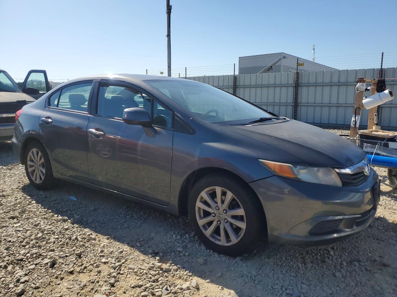 2012 Honda Civic Ex Gray vin: 2HGFB2F81CH574508