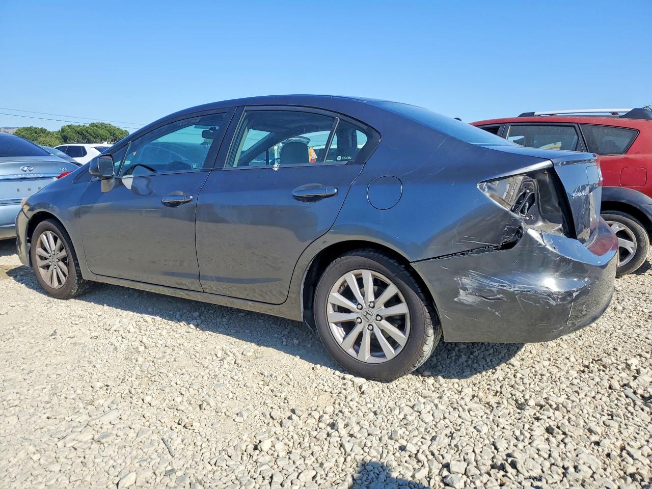 2012 Honda Civic Ex Gray vin: 2HGFB2F81CH574508
