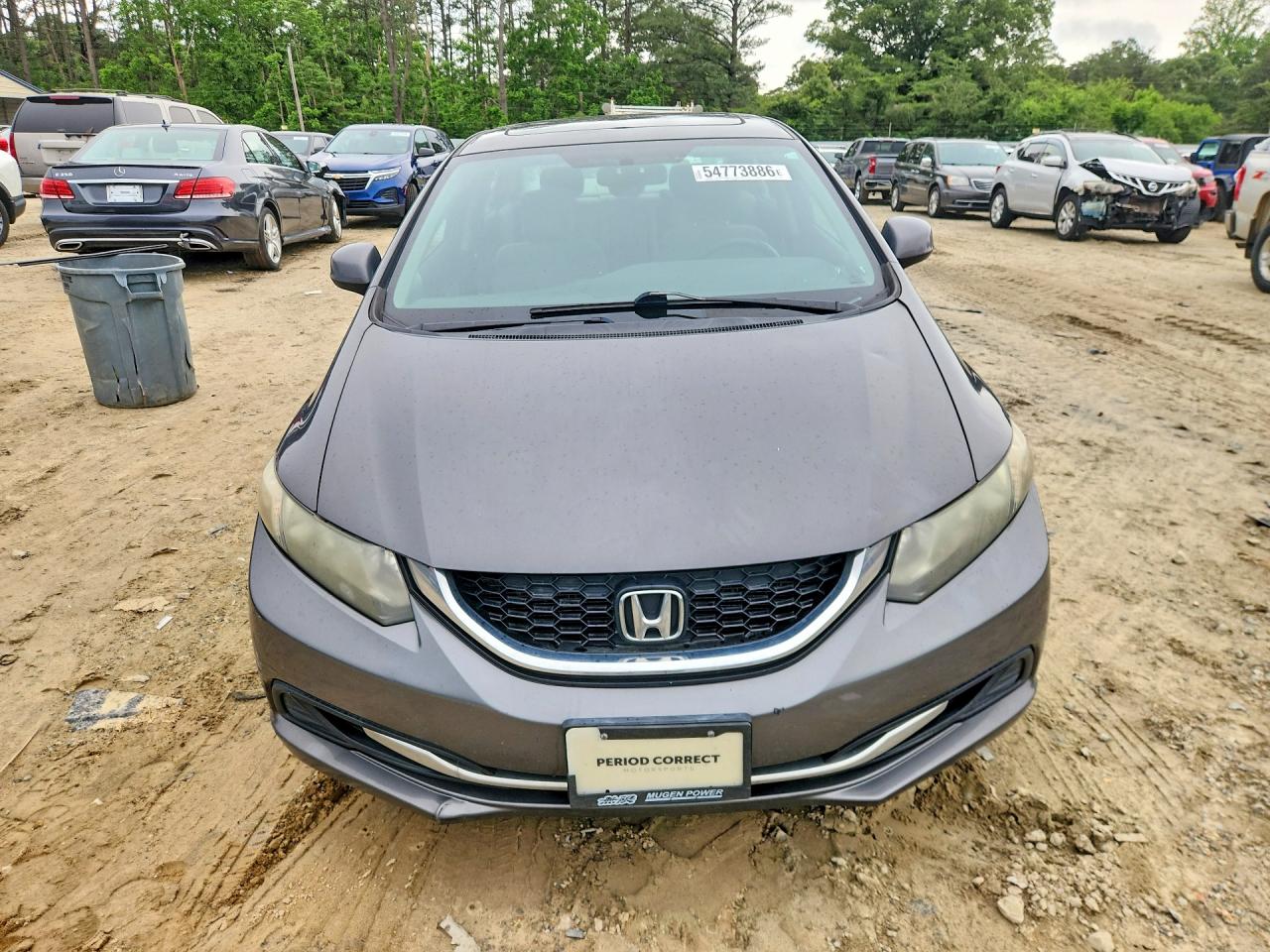 2013 Honda Civic Ex Серый vin: 2HGFB2F81DH500944