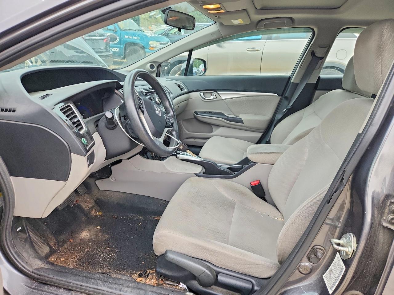 2013 Honda Civic Ex Серый vin: 2HGFB2F81DH500944