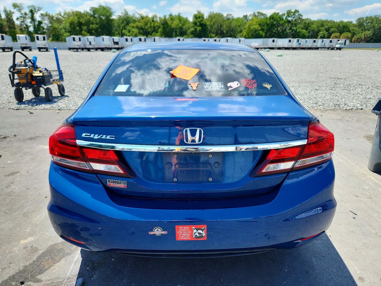 2013 Honda Civic Ex Blue vin: 2HGFB2F81DH505674