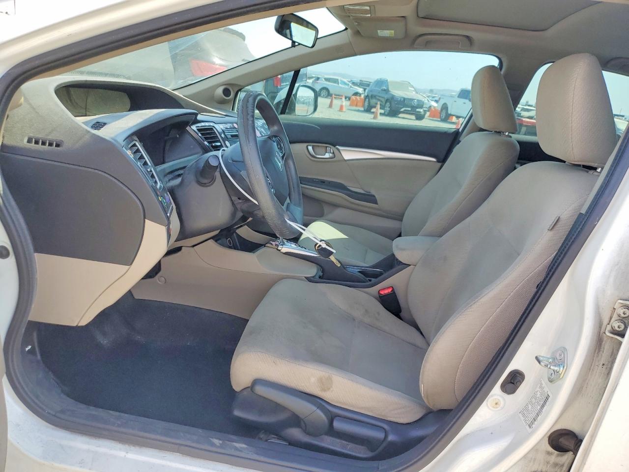 2013 Honda Civic Ex Белый vin: 2HGFB2F81DH510048