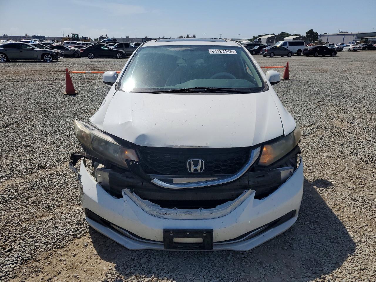 2013 Honda Civic Ex Белый vin: 2HGFB2F81DH510048