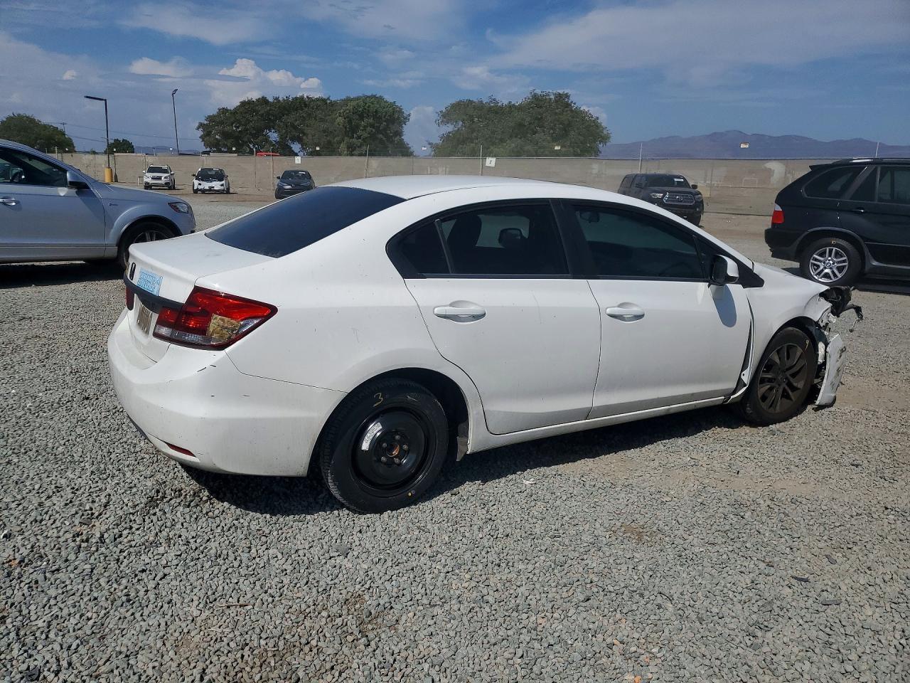 2013 Honda Civic Ex Белый vin: 2HGFB2F81DH510048