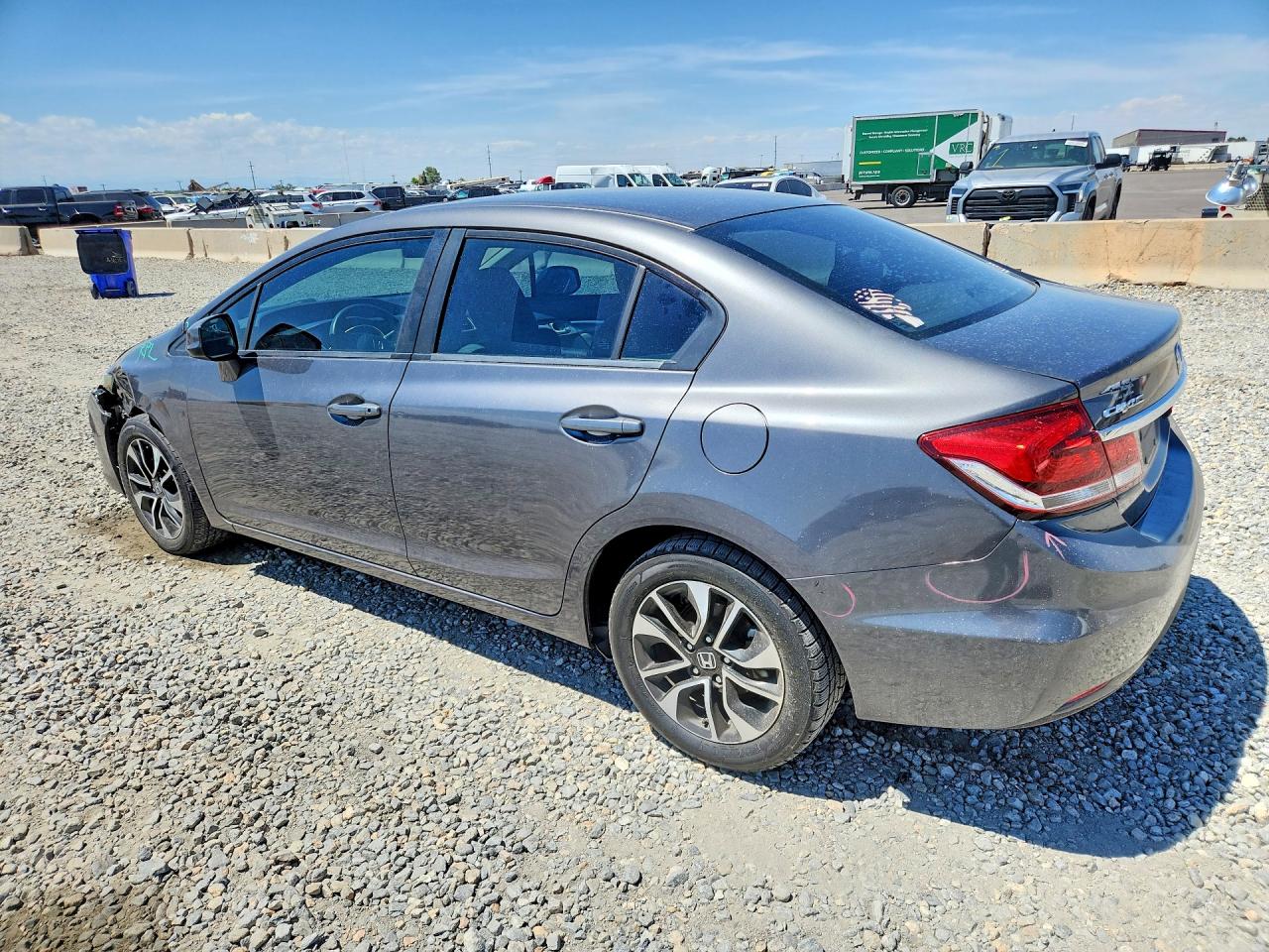 2013 Honda Civic Ex Gray vin: 2HGFB2F81DH524516