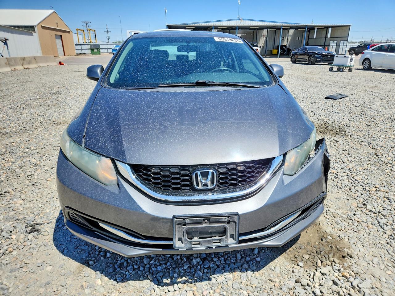 2013 Honda Civic Ex Gray vin: 2HGFB2F81DH524516
