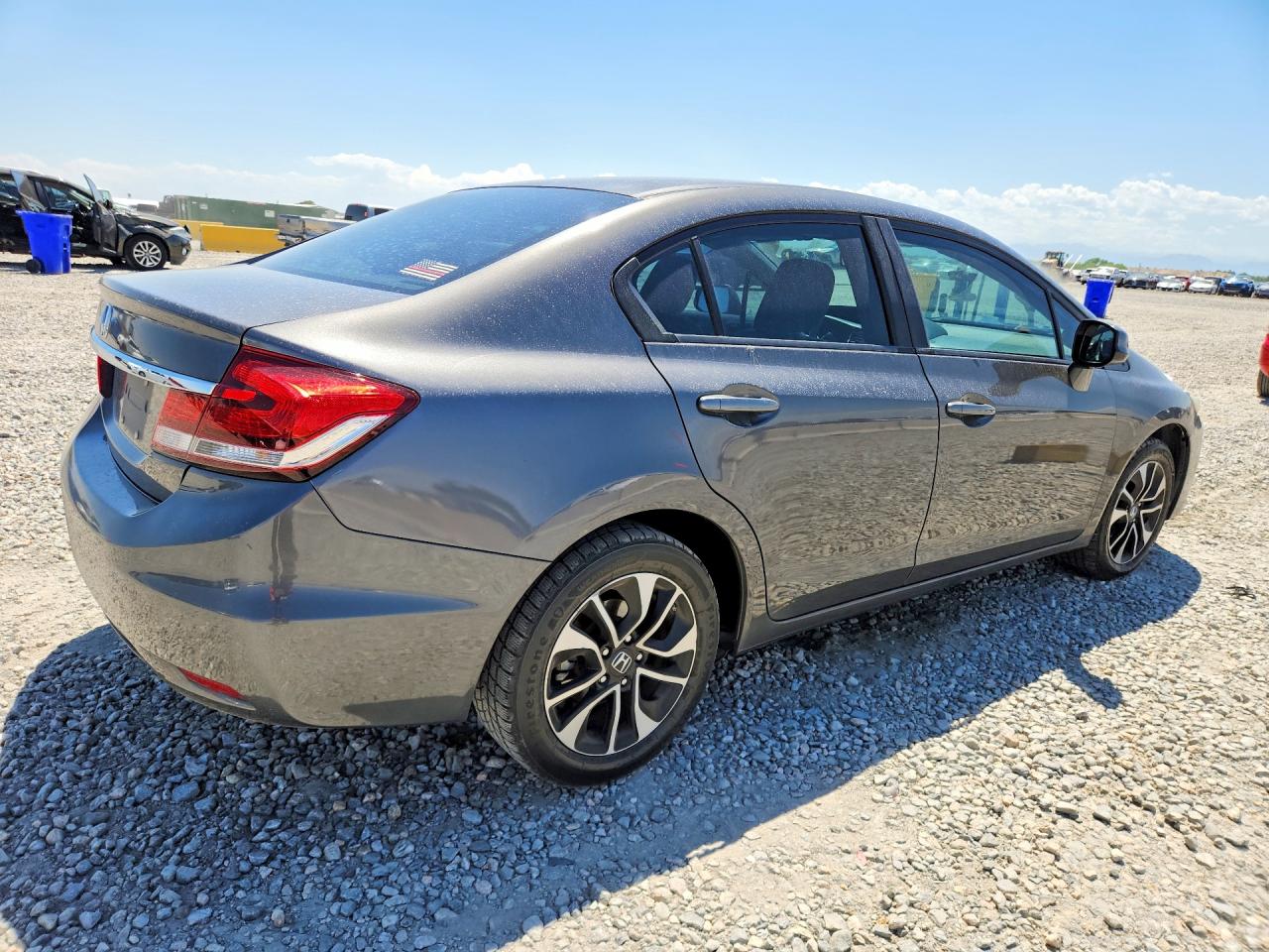 2013 Honda Civic Ex Gray vin: 2HGFB2F81DH524516