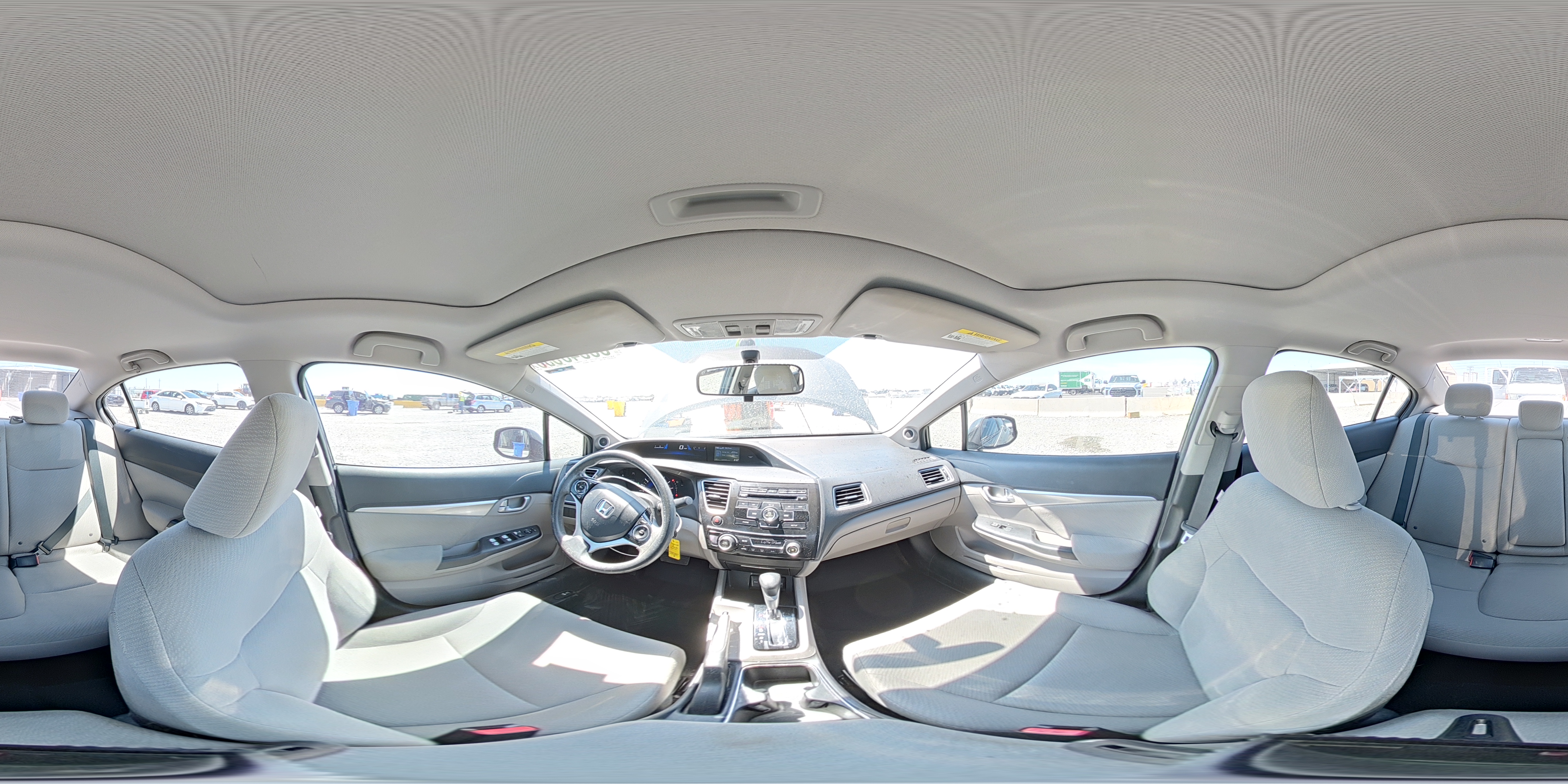 2013 Honda Civic Ex Gray vin: 2HGFB2F81DH524516