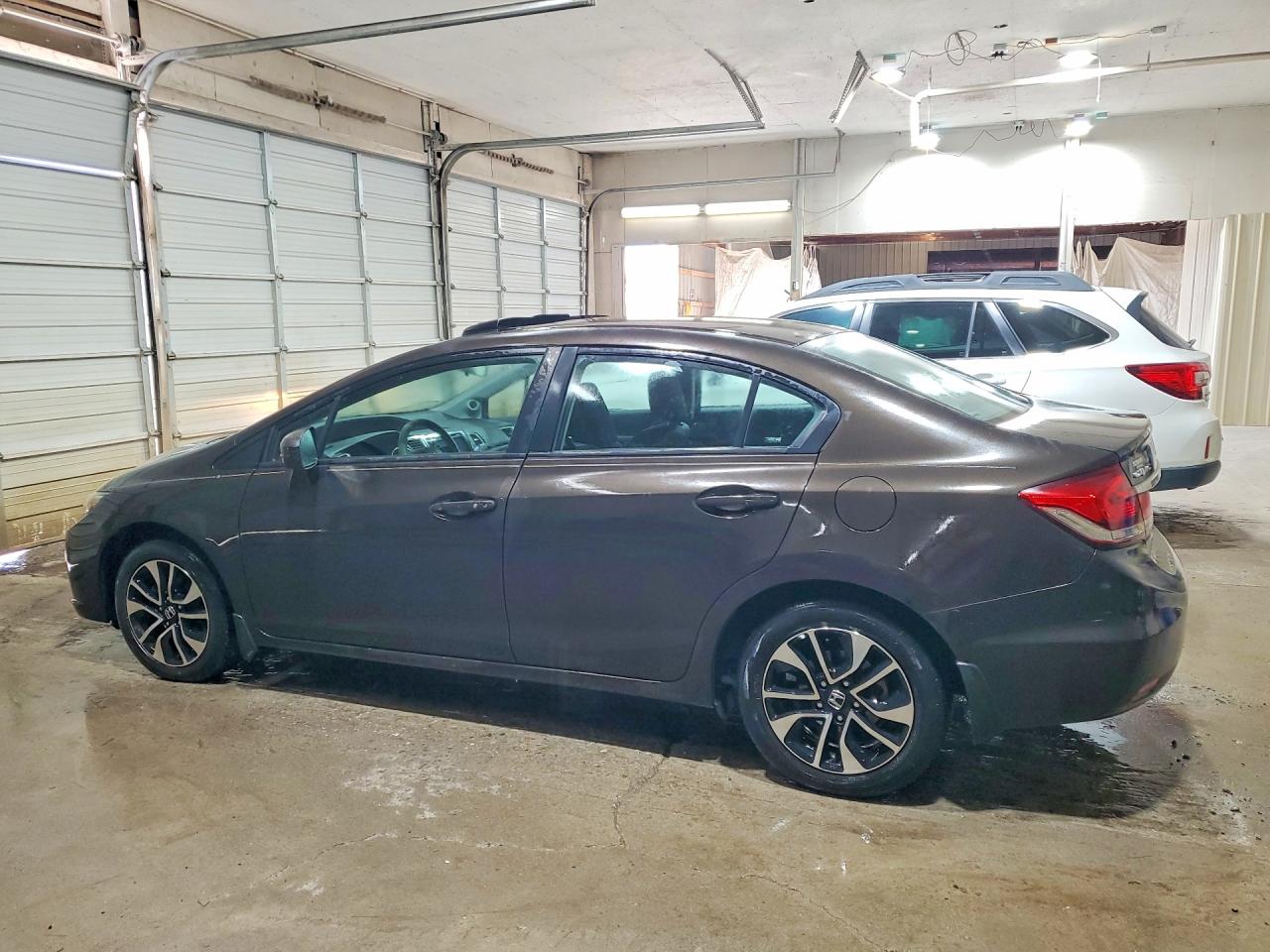 2014 Honda Civic Ex Коричневый vin: 2HGFB2F81EH536117