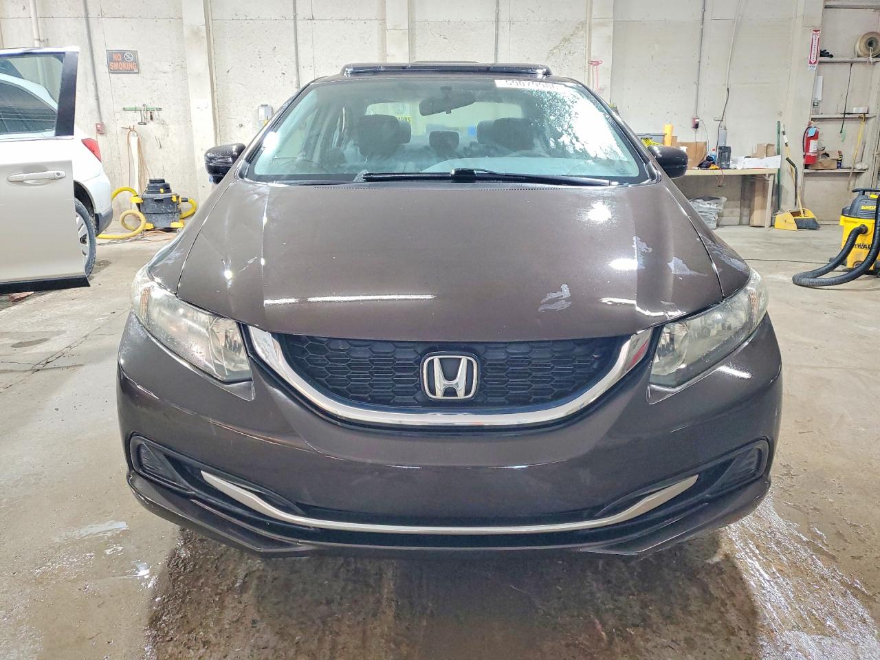 2014 Honda Civic Ex Коричневый vin: 2HGFB2F81EH536117