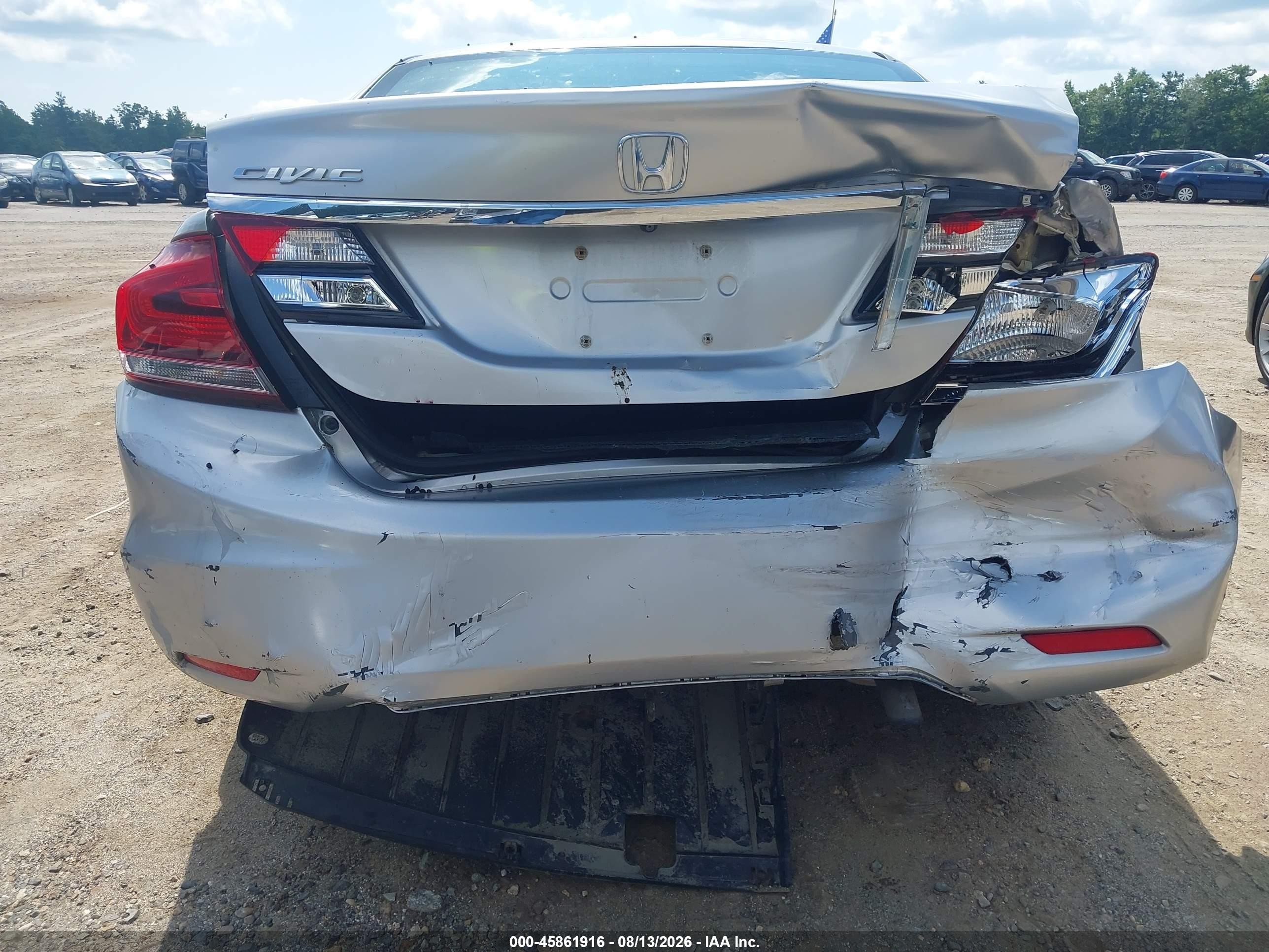 2014 Honda Civic Ex Silver vin: 2HGFB2F81EH538675