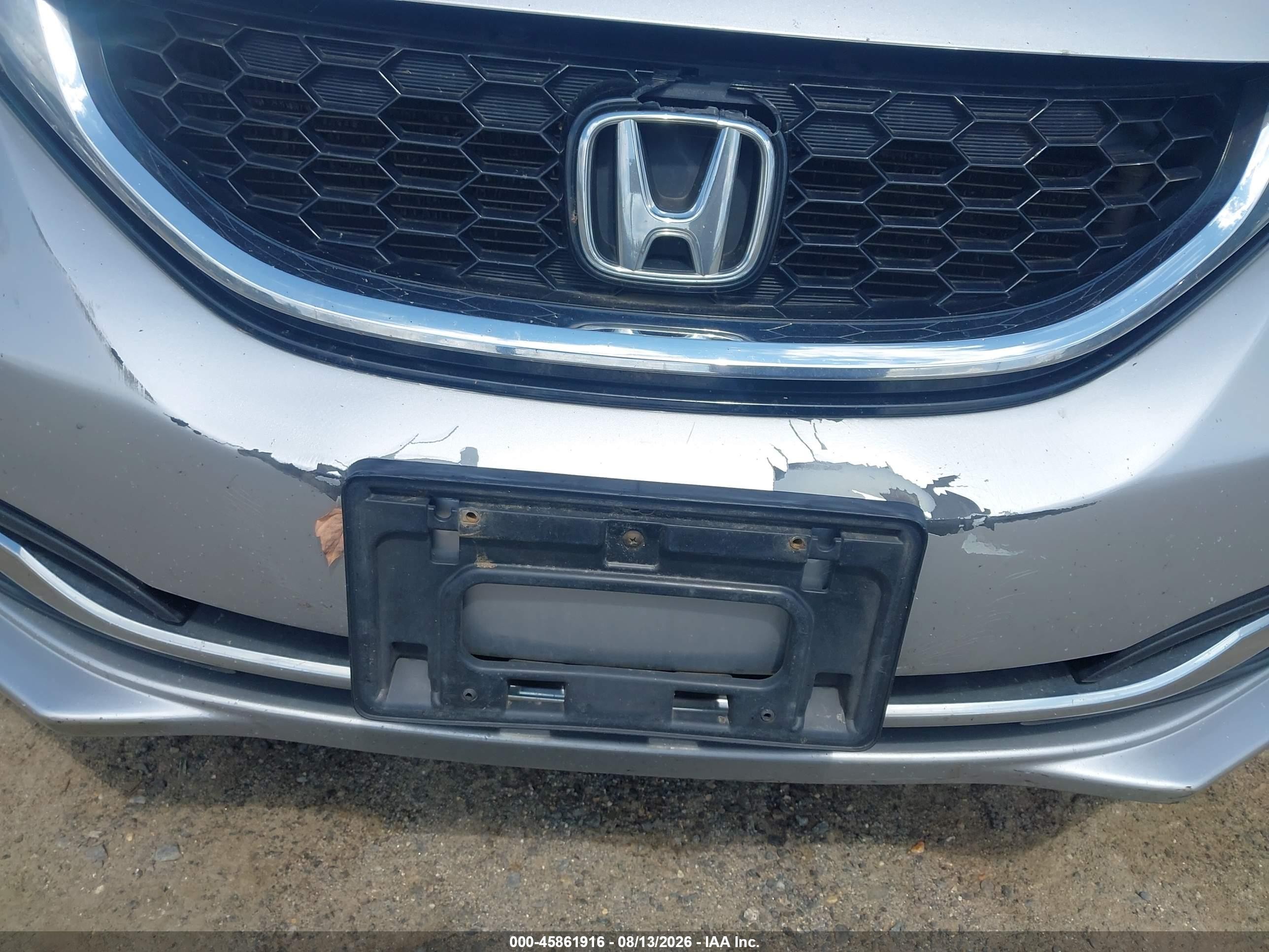 2014 Honda Civic Ex Silver vin: 2HGFB2F81EH538675