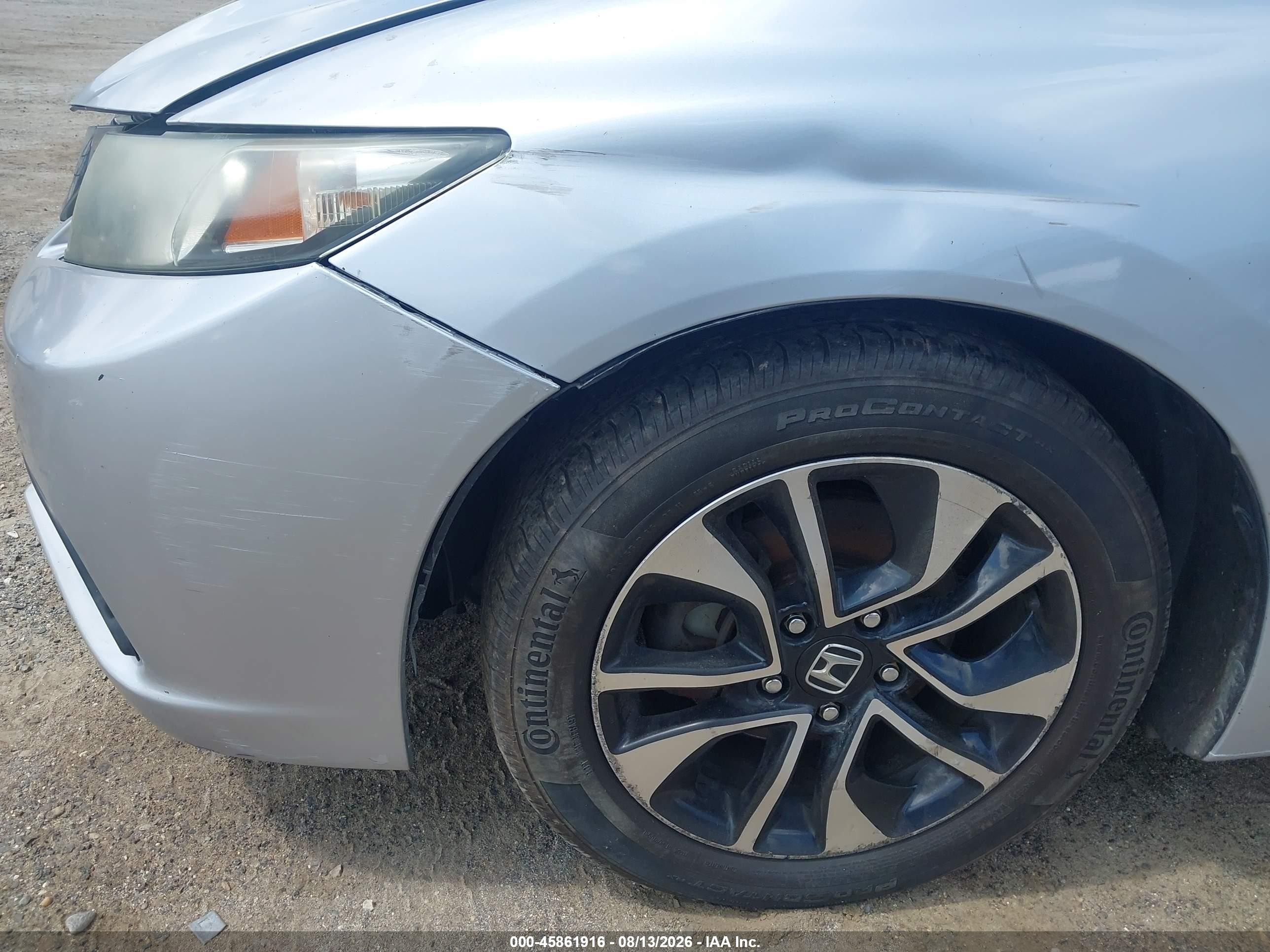 2014 Honda Civic Ex Silver vin: 2HGFB2F81EH538675