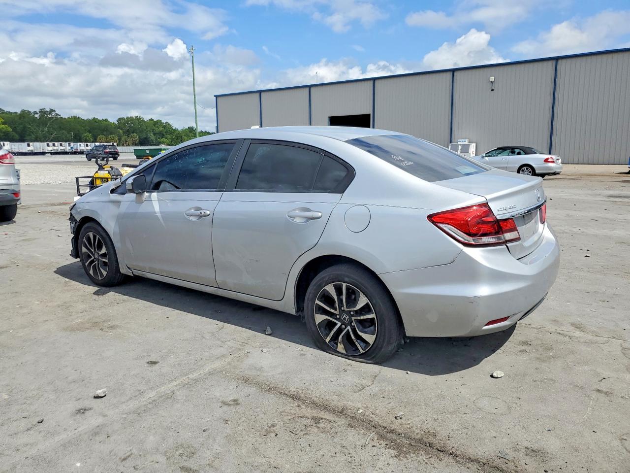 2014 Honda Civic Ex Silver vin: 2HGFB2F81EH550034