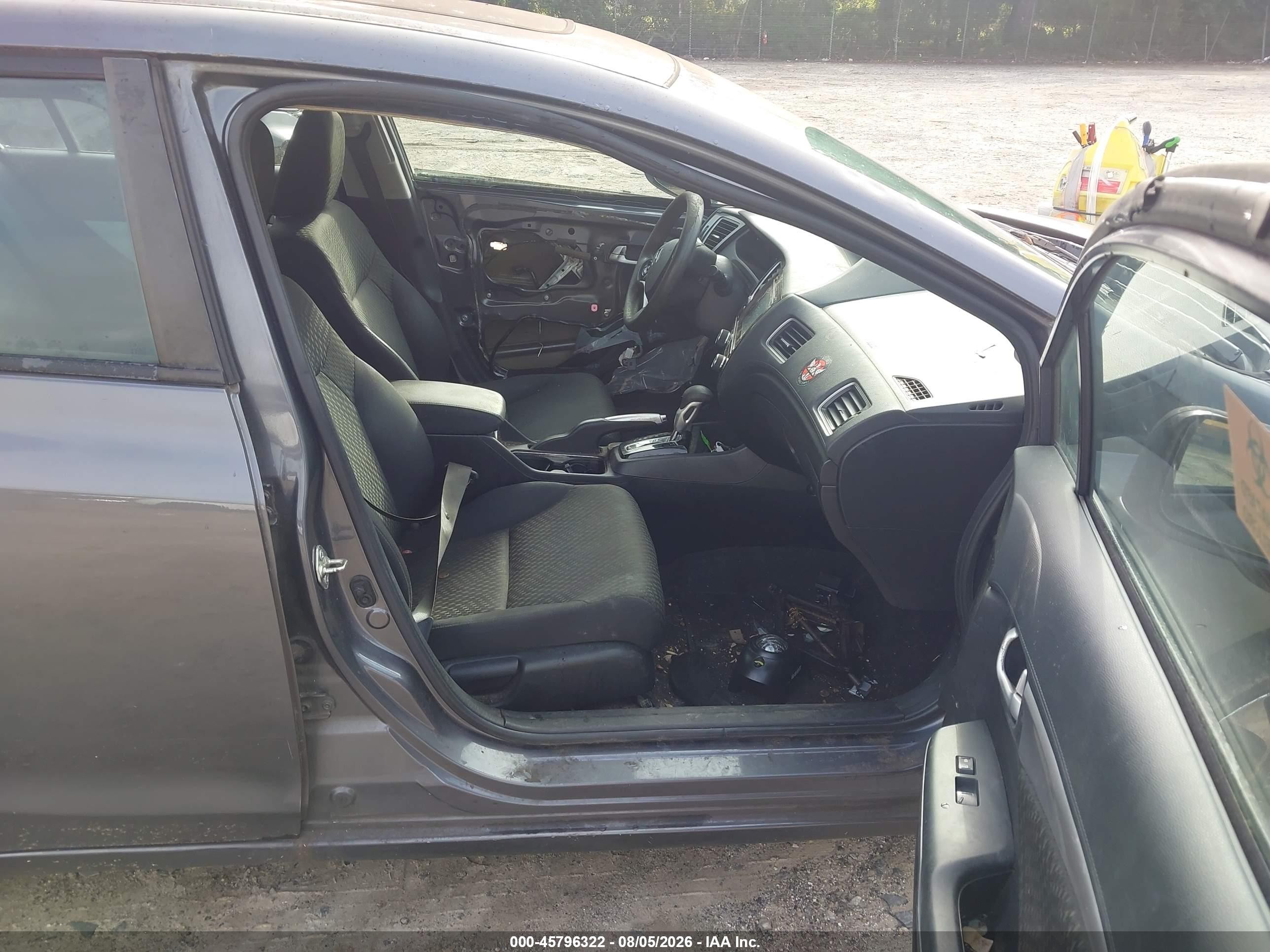 2014 Honda Civic Ex Gray vin: 2HGFB2F81EH554598