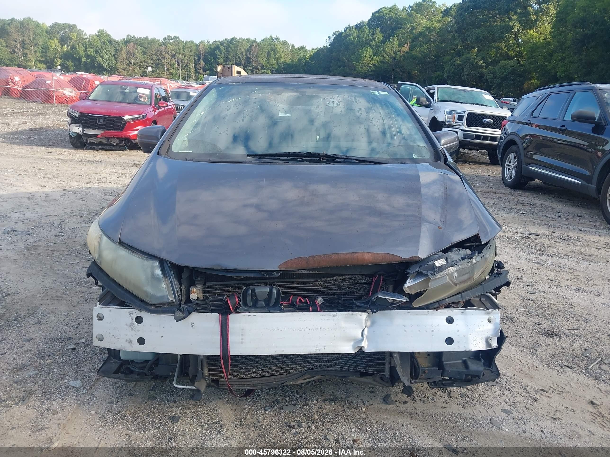 2014 Honda Civic Ex Gray vin: 2HGFB2F81EH554598