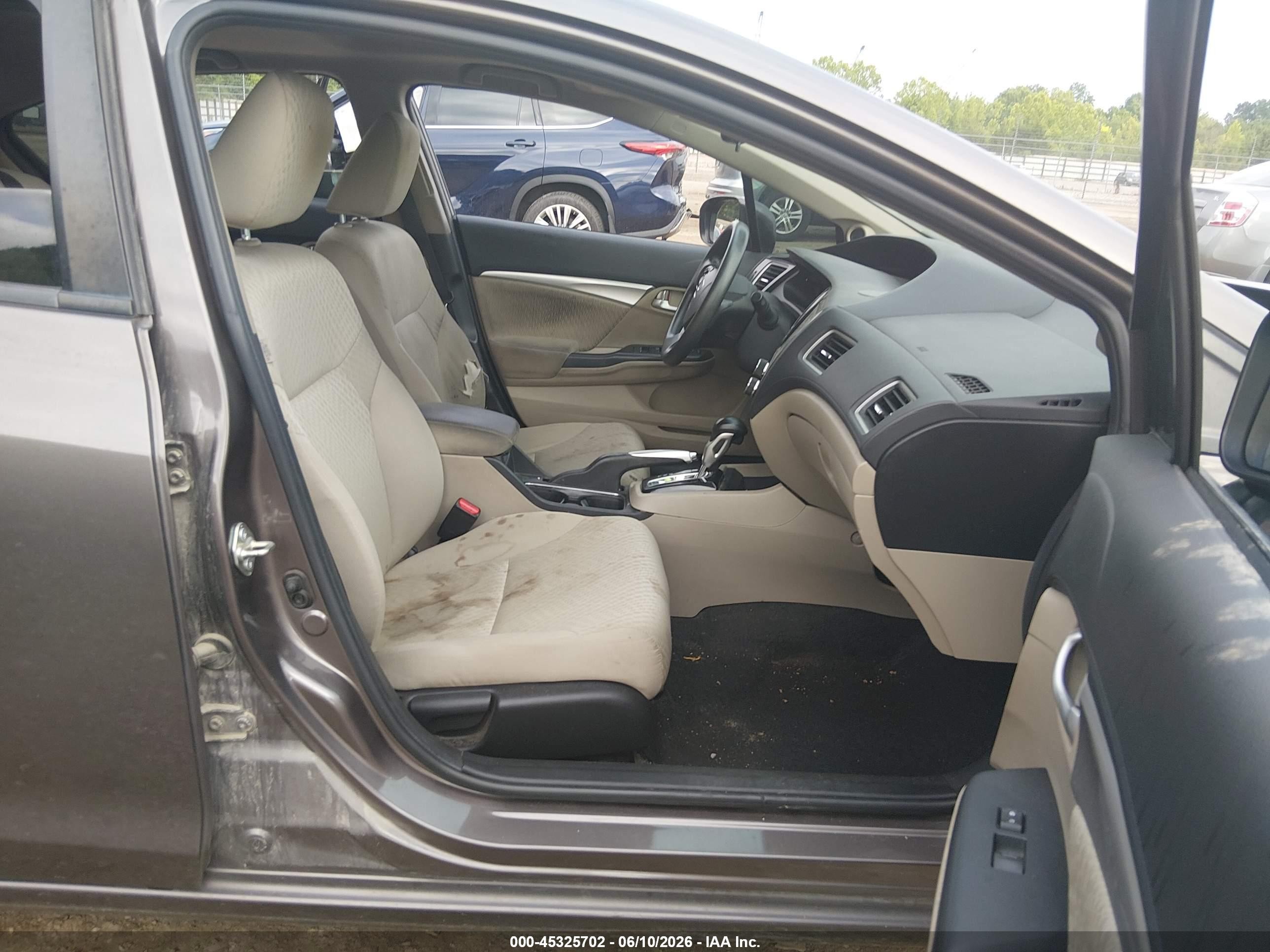 2014 Honda Civic Ex Gray vin: 2HGFB2F81EH557162