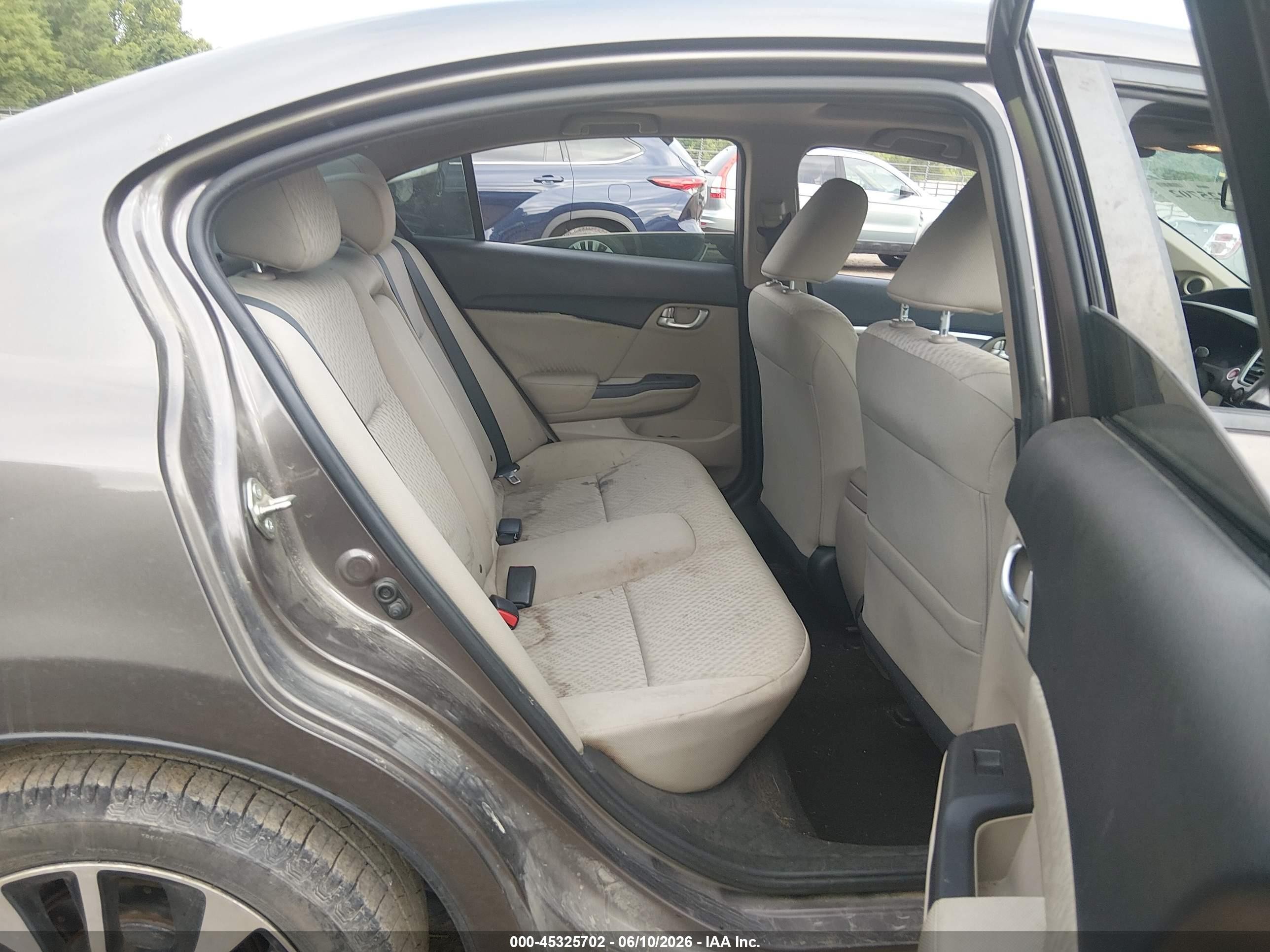 2014 Honda Civic Ex Gray vin: 2HGFB2F81EH557162